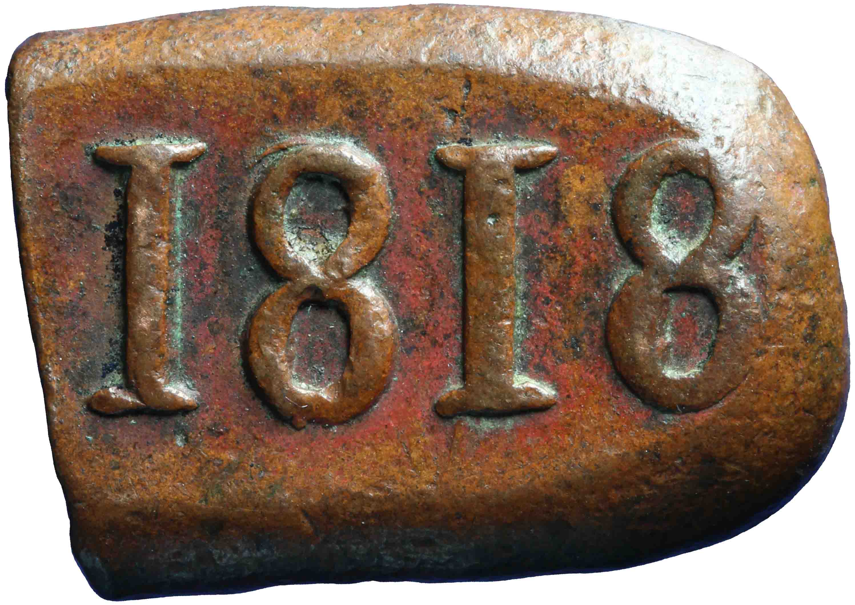 Image of the reverse. twee stuiver ; bonk. Inventory number:BM-11452