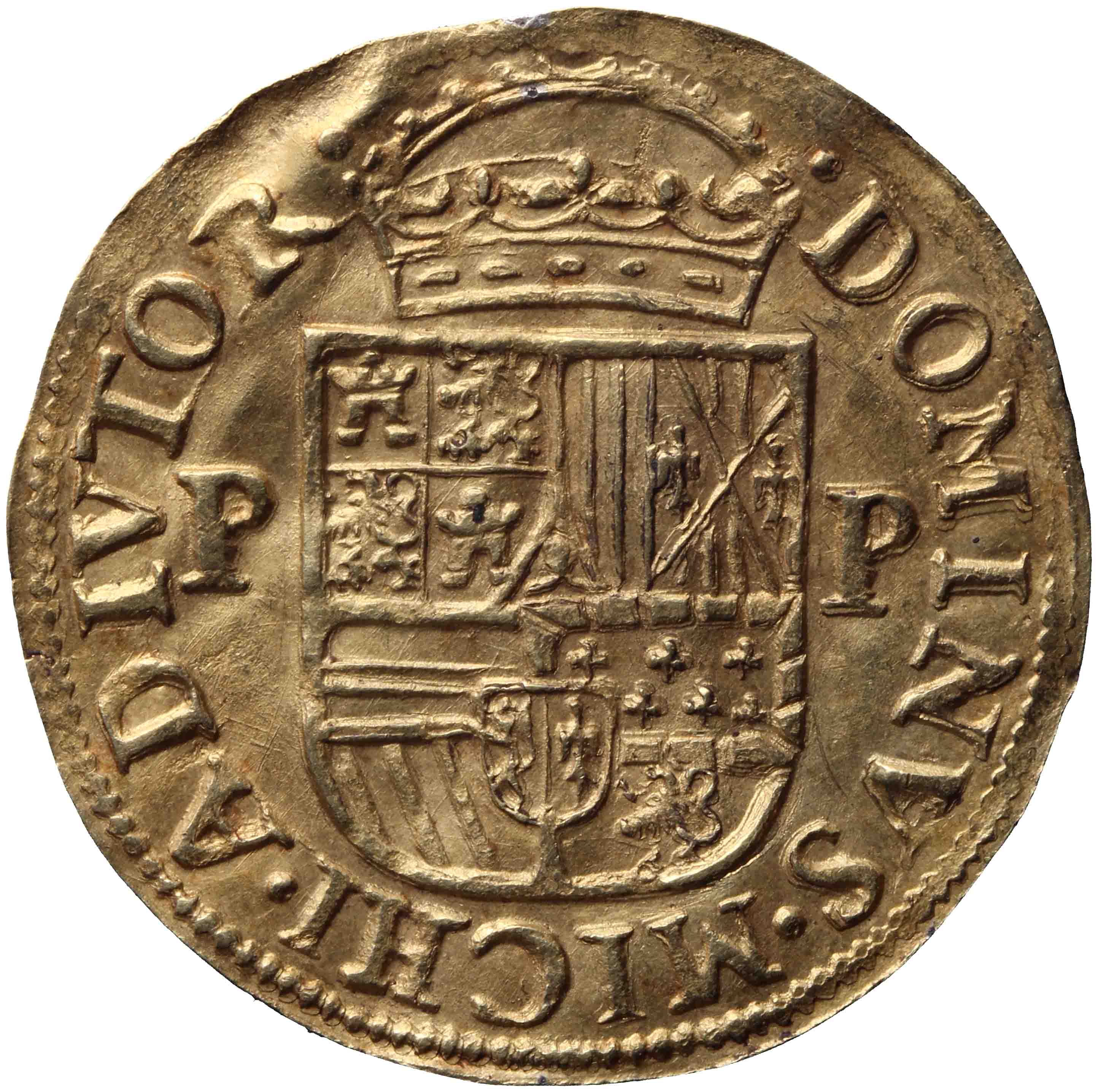 Afbeelding van de voorzijde. kroon. Inventarisnummer:DNB-00365