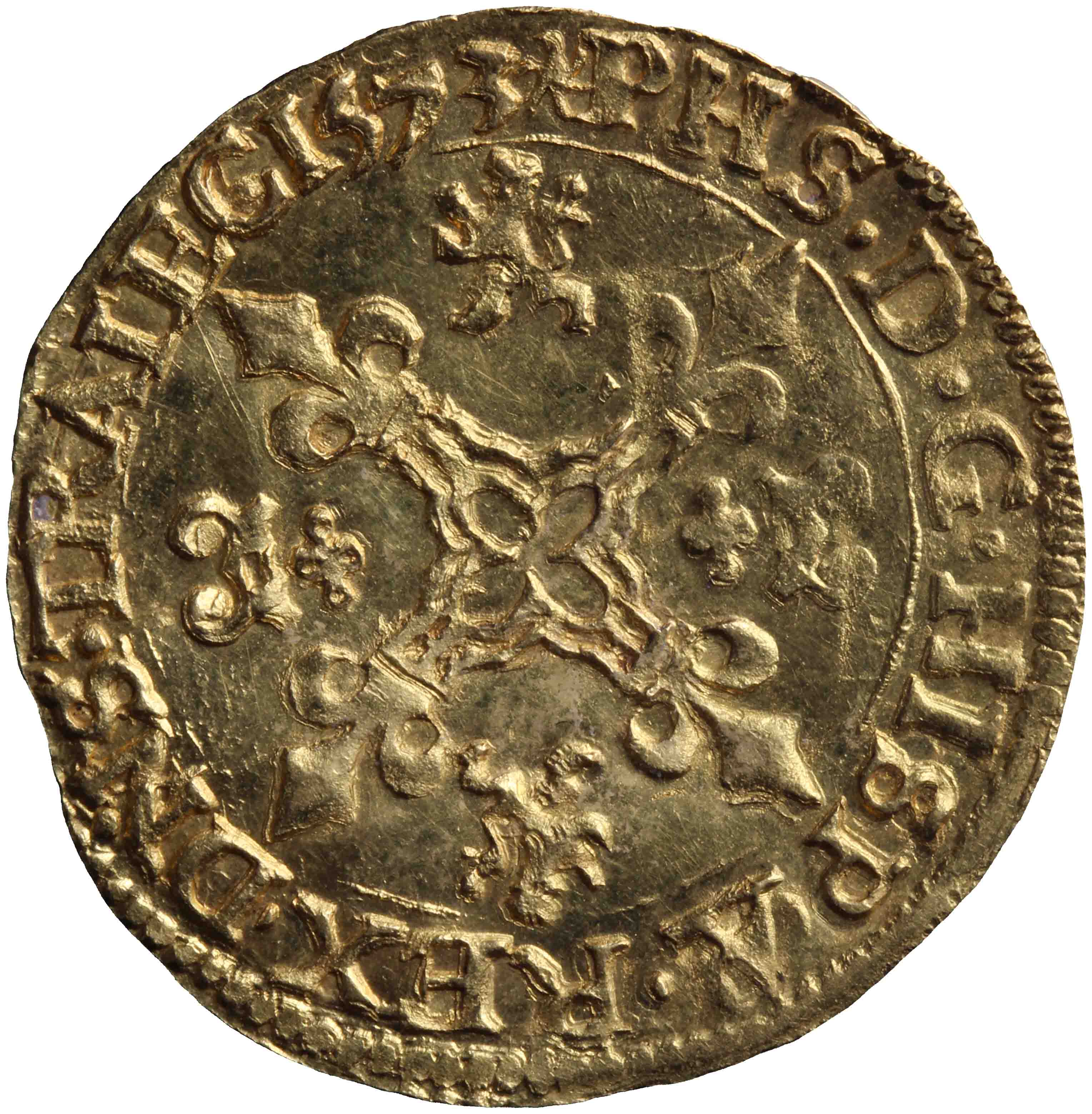 Afbeelding van de keerzijde. kroon. Inventarisnummer:DNB-00366
