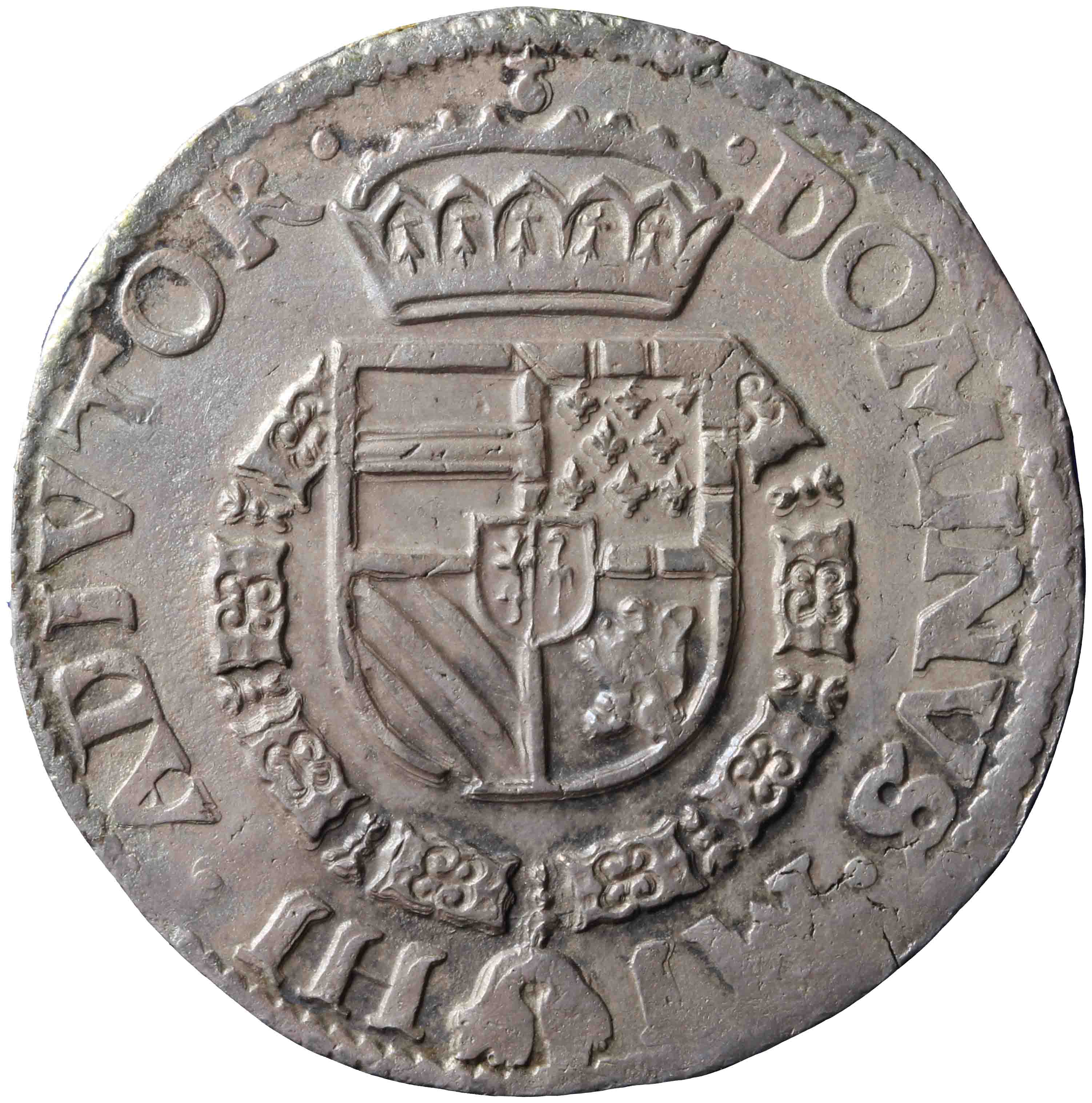 Afbeelding van de voorzijde. bourgondische kruisdaalder. Inventarisnummer:DNB-02643