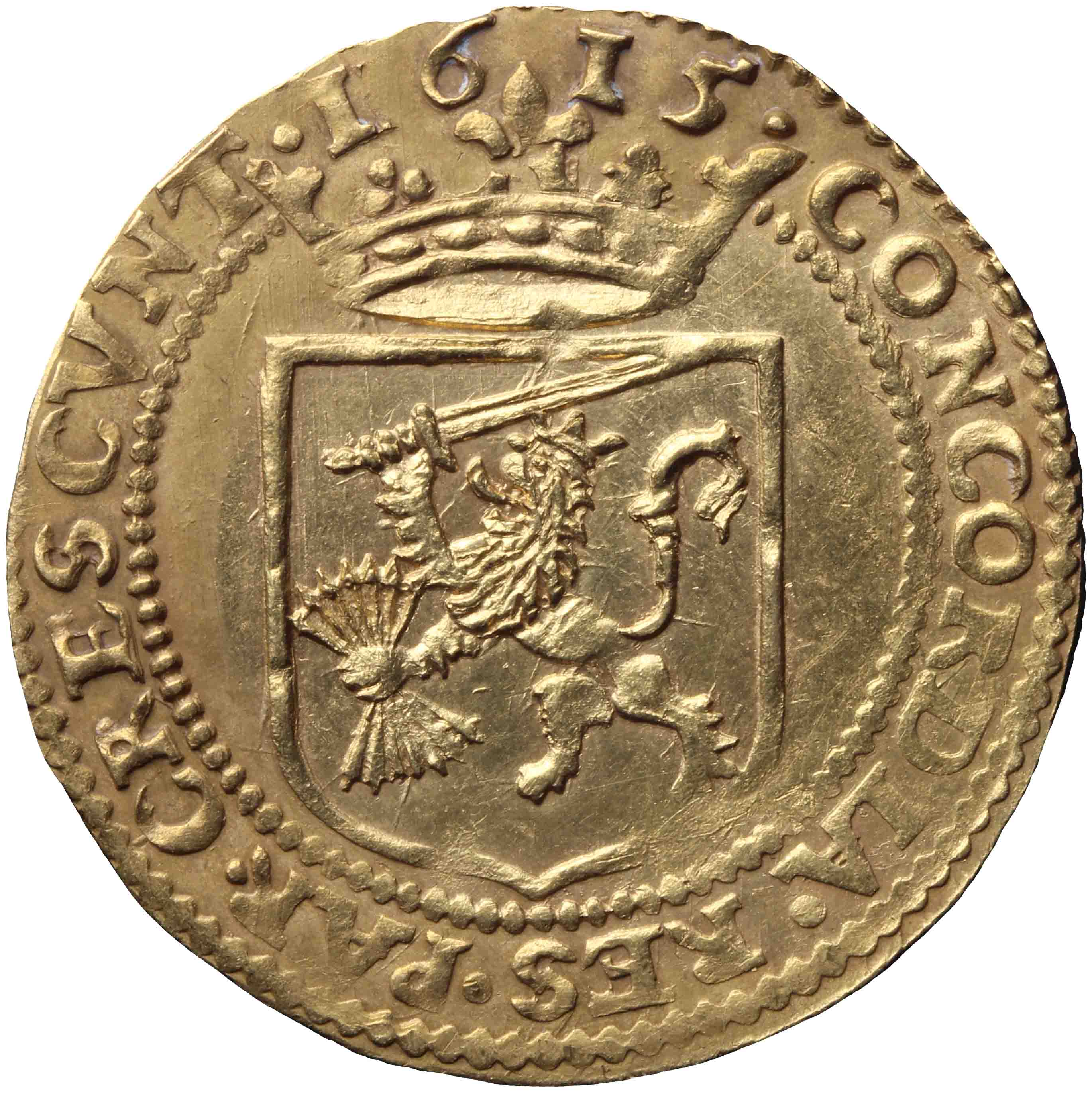 Image of the reverse. halve gouden rijder. Inventory number:DNB-05319