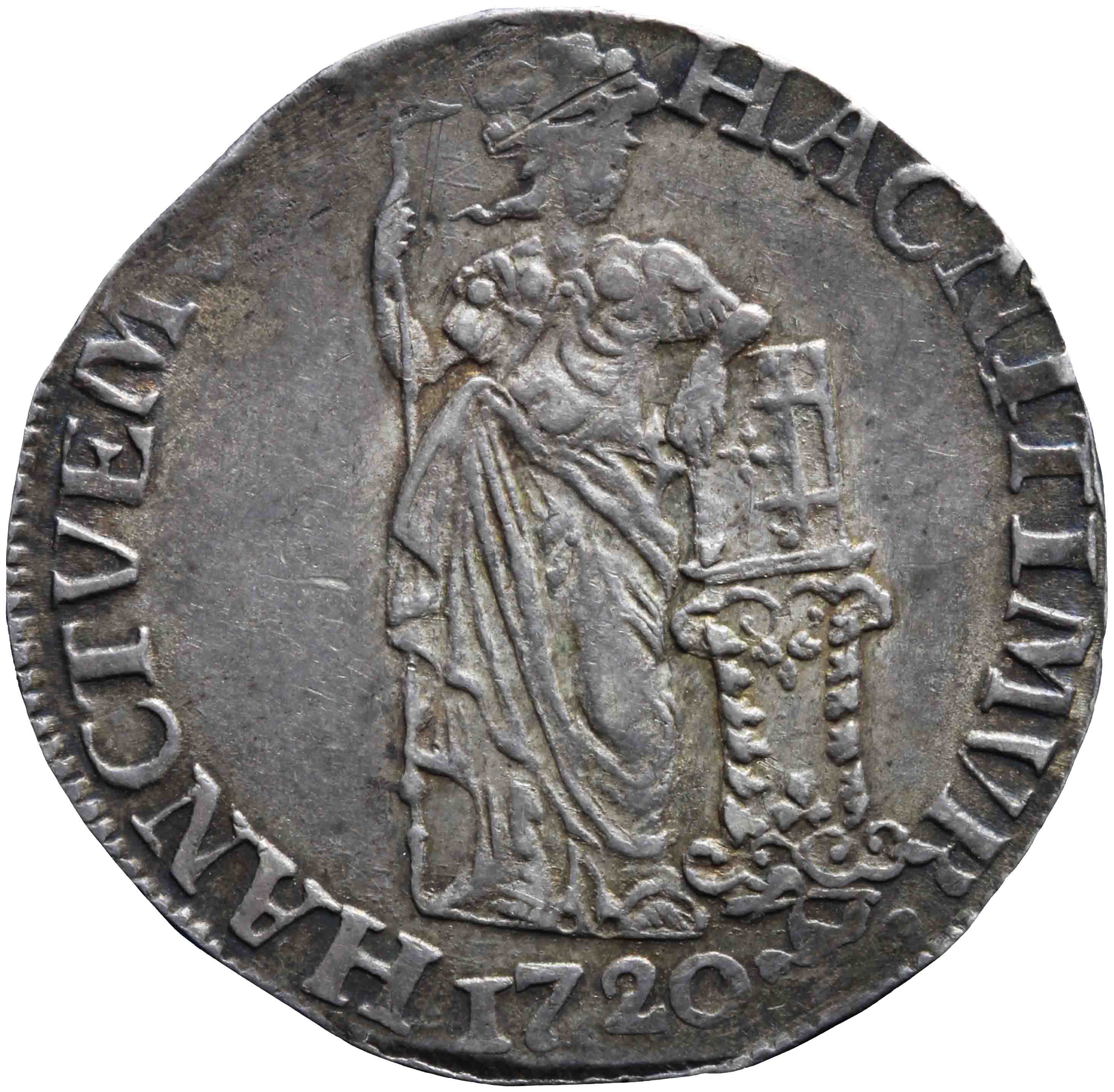 Afbeelding van de voorzijde. Generaliteitsgulden. Inventarisnummer:DNB-05436