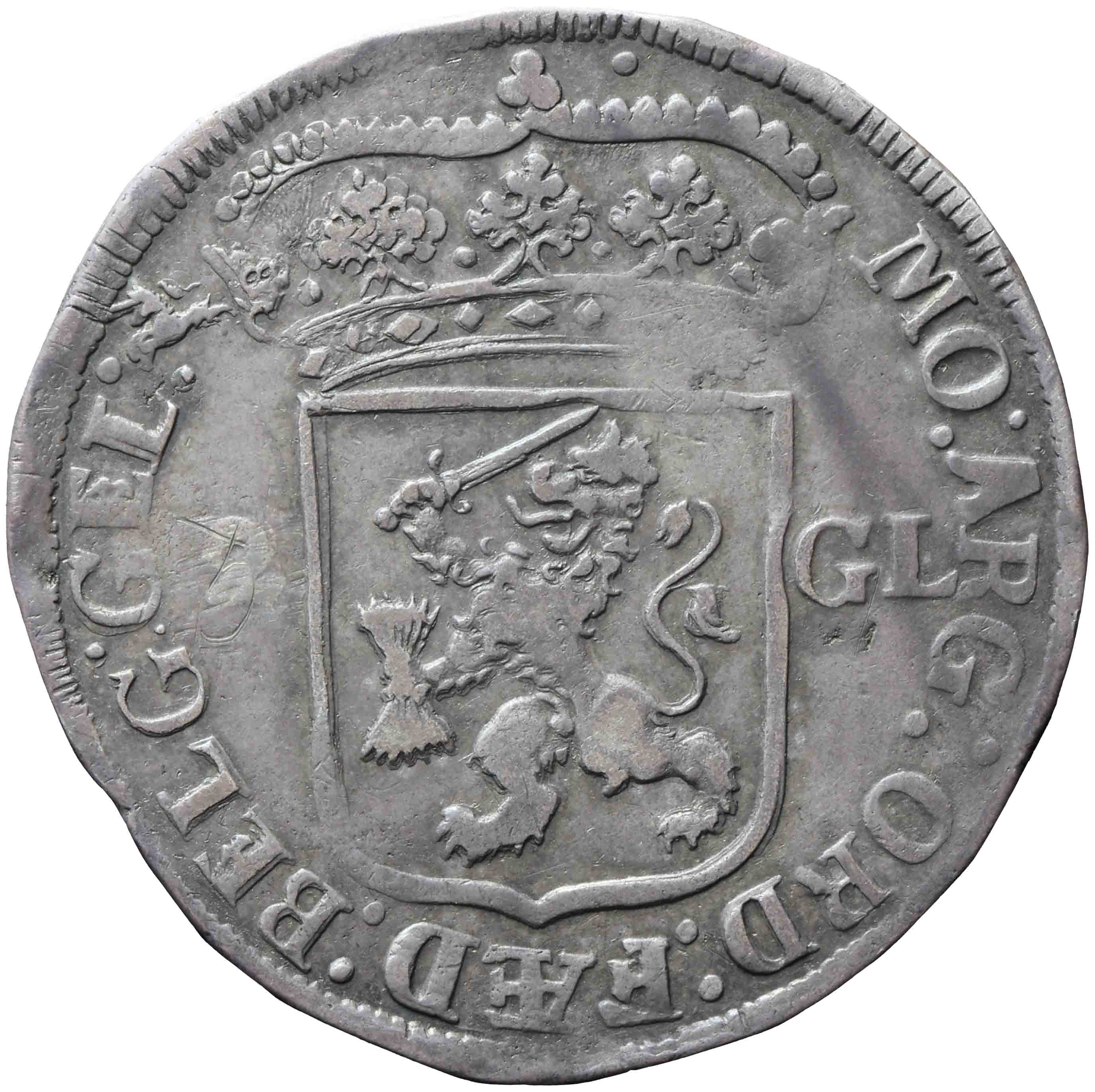 Afbeelding van de keerzijde. Generaliteits tweegulden. Inventarisnummer:DNB-05474