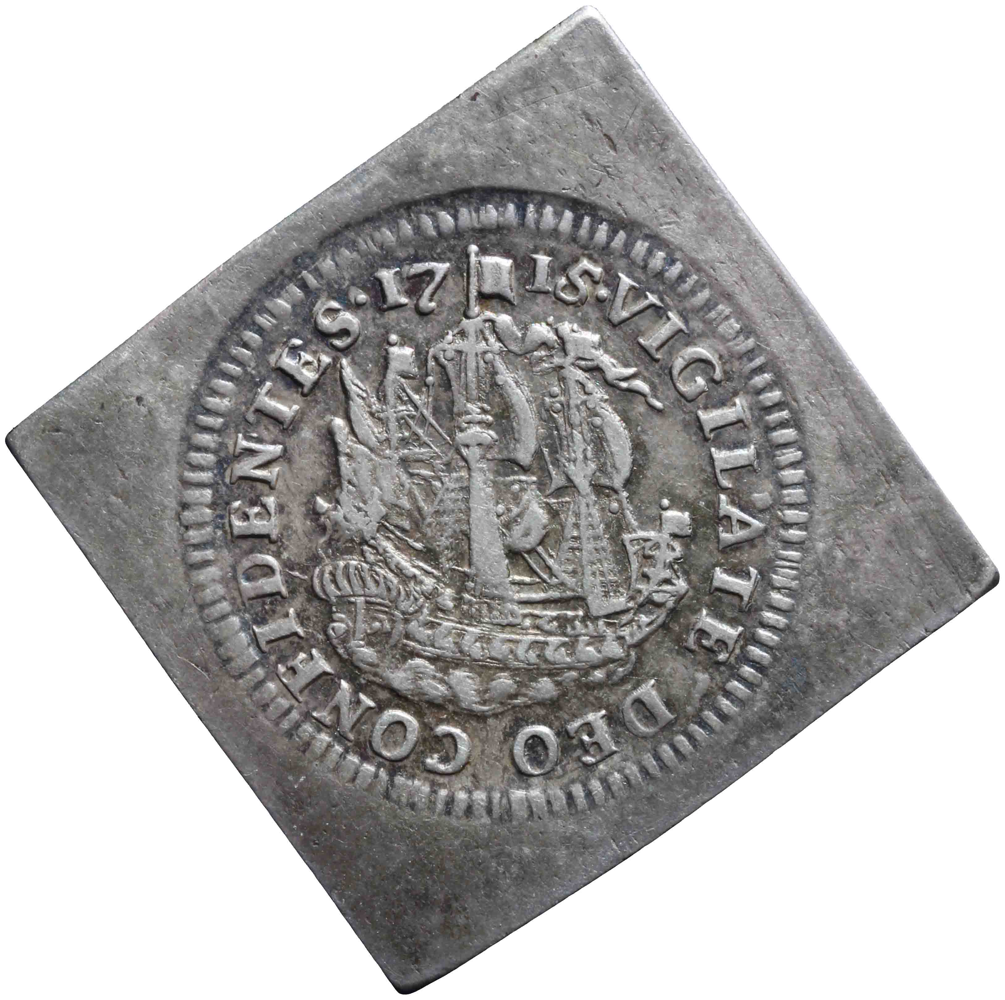 Afbeelding van de voorzijde. scheepjesschelling. Inventarisnummer:DNB-05482