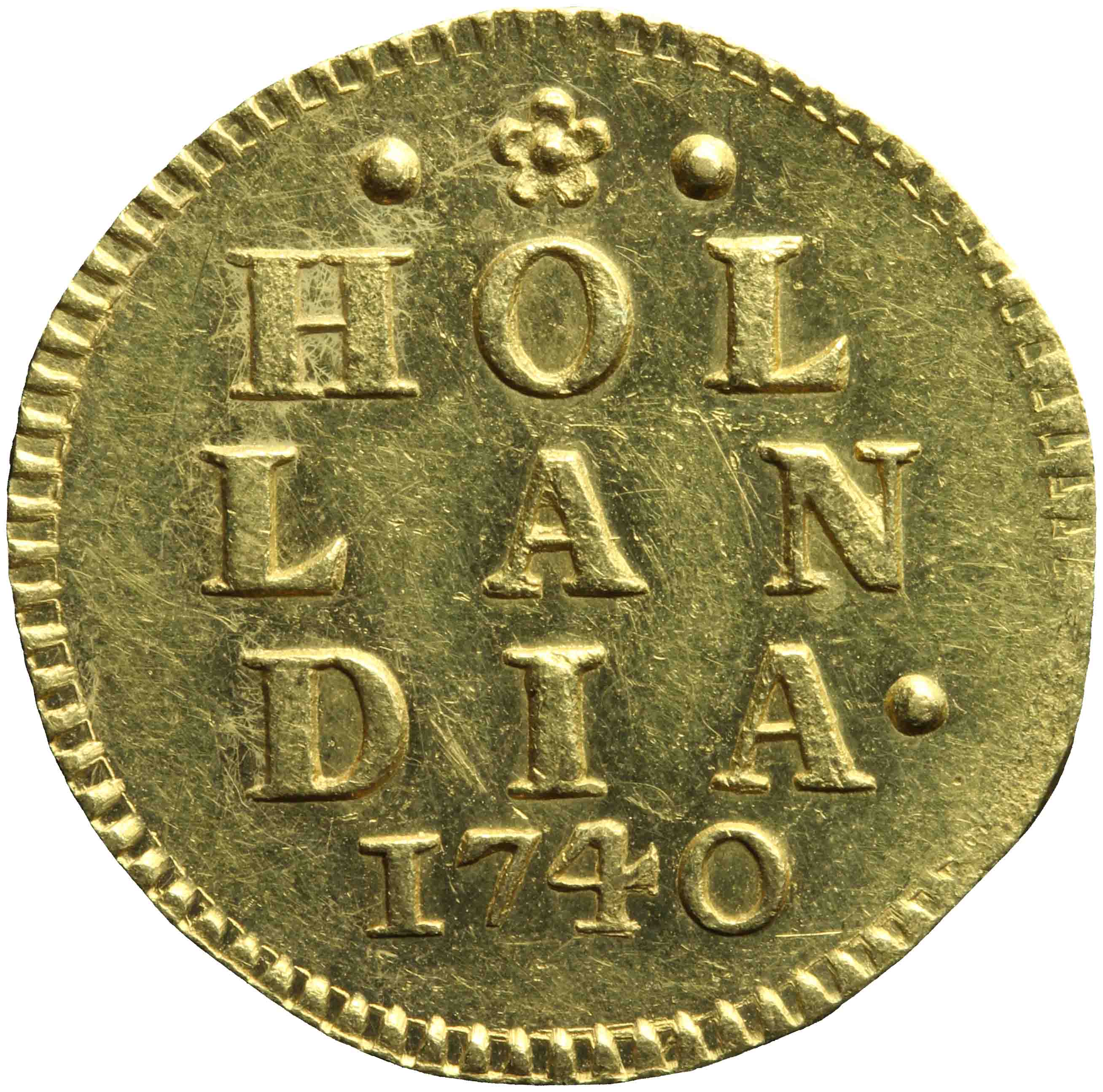 Afbeelding van de keerzijde. dubbele wapenstuiver. Inventarisnummer:DNB-05646