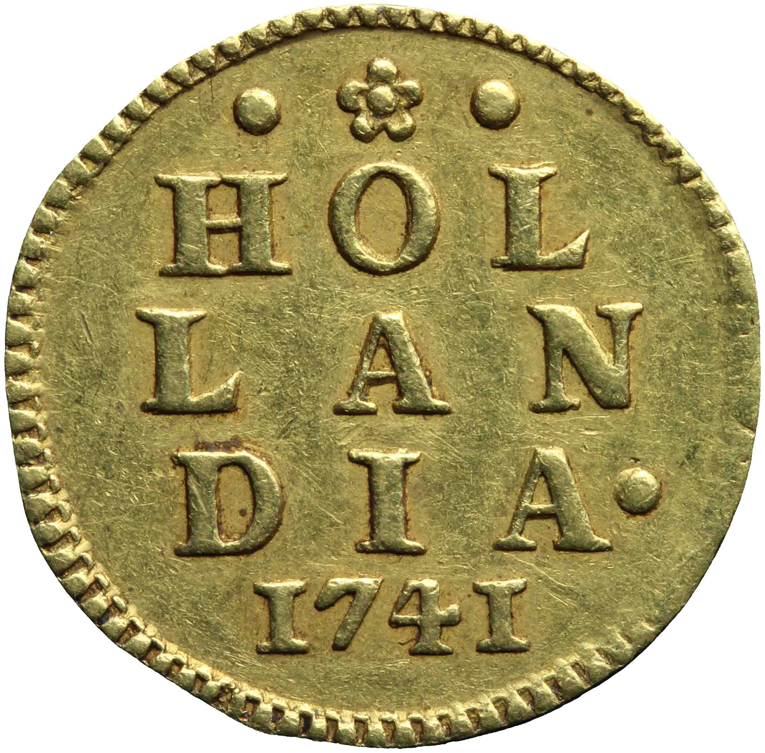Afbeelding van de keerzijde. dubbele wapenstuiver. Inventarisnummer:DNB-05647