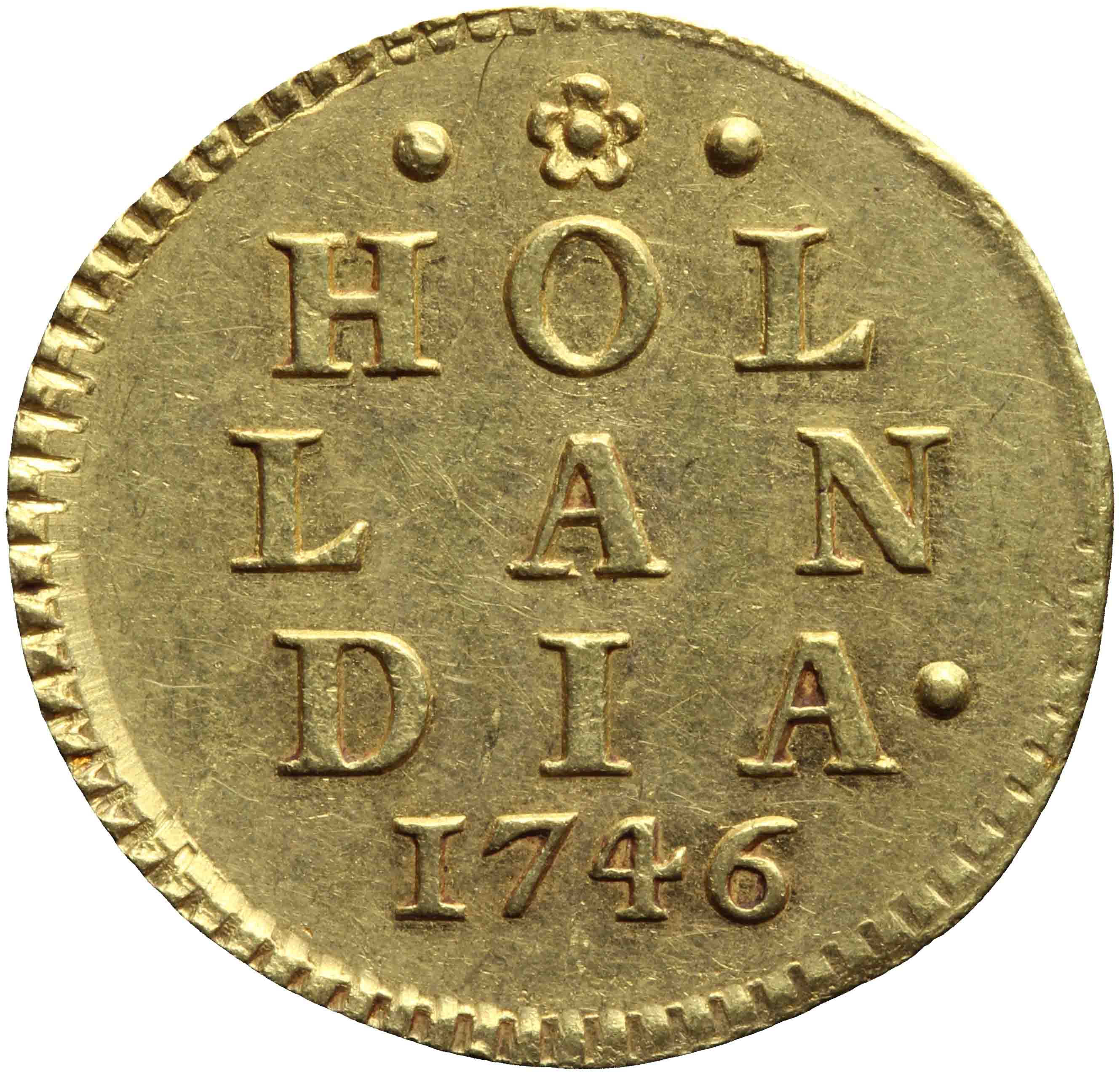 Afbeelding van de keerzijde. dubbele wapenstuiver. Inventarisnummer:DNB-05652