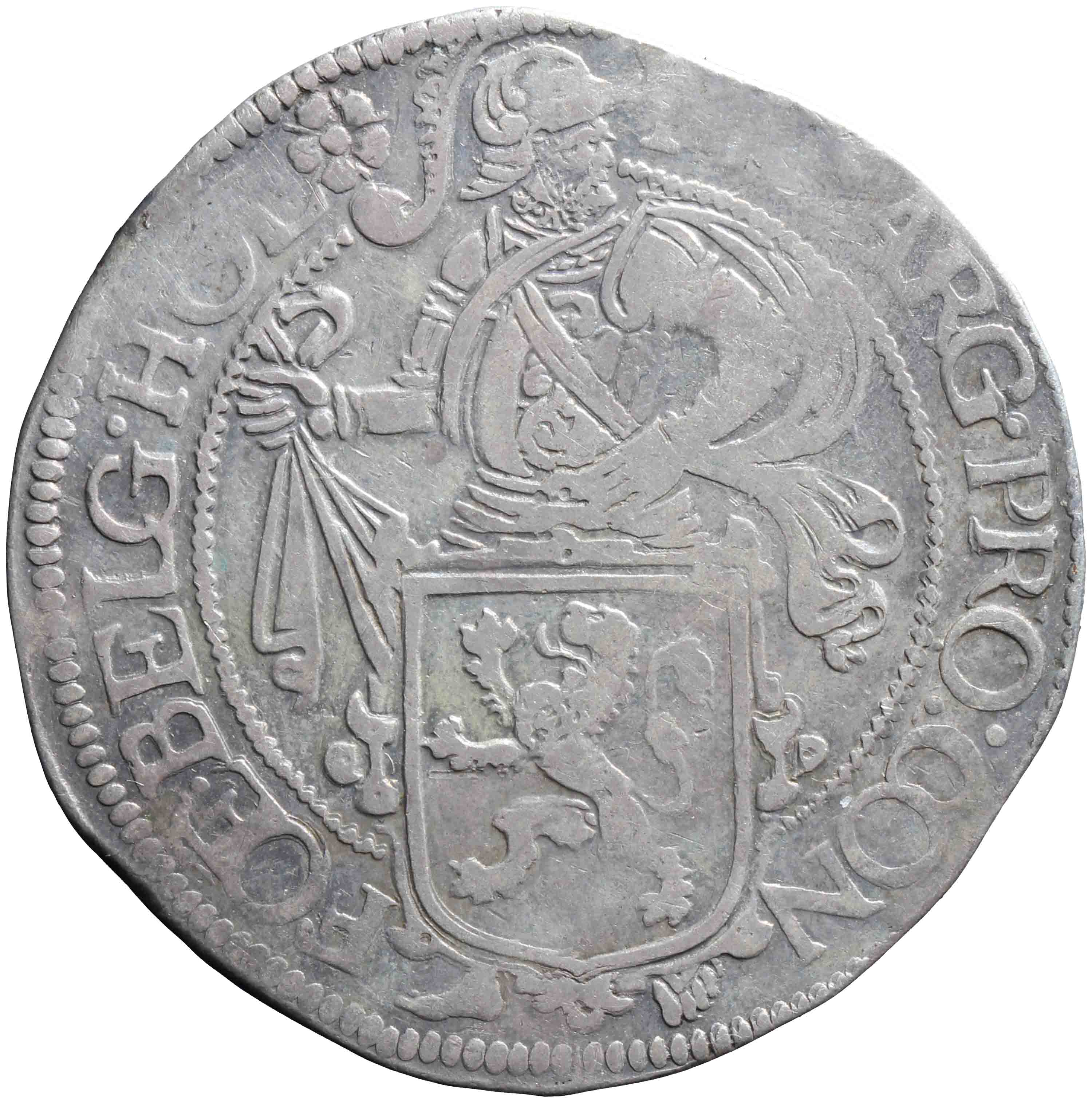 Image of the obverse. leeuwendaalder op Generaliteits muntvoet. Inventory number:DNB-05922