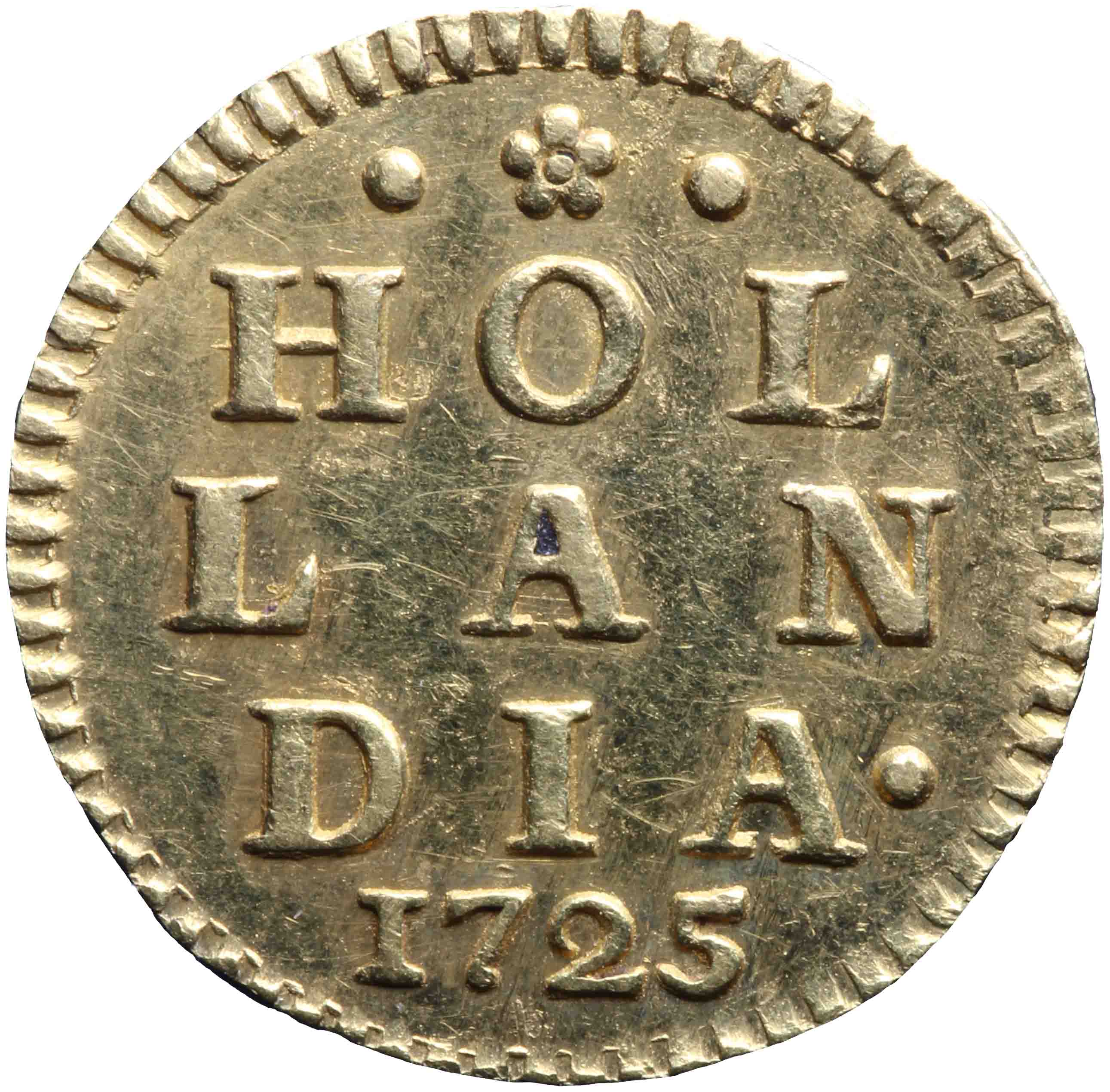 Afbeelding van de keerzijde. stuiver of wapenstuiver. Inventarisnummer:DNB-06081