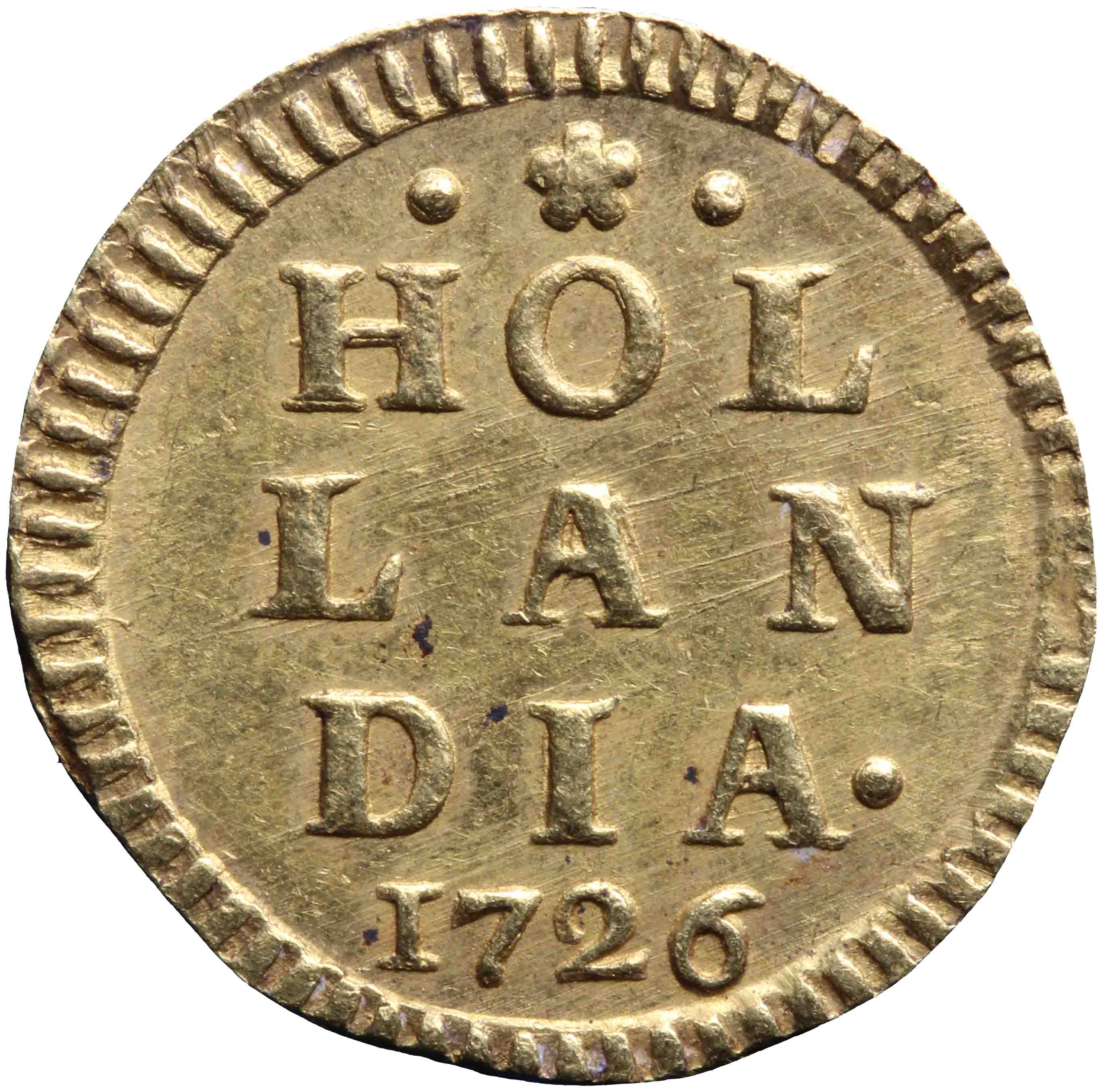 Afbeelding van de keerzijde. stuiver of wapenstuiver. Inventarisnummer:DNB-06082