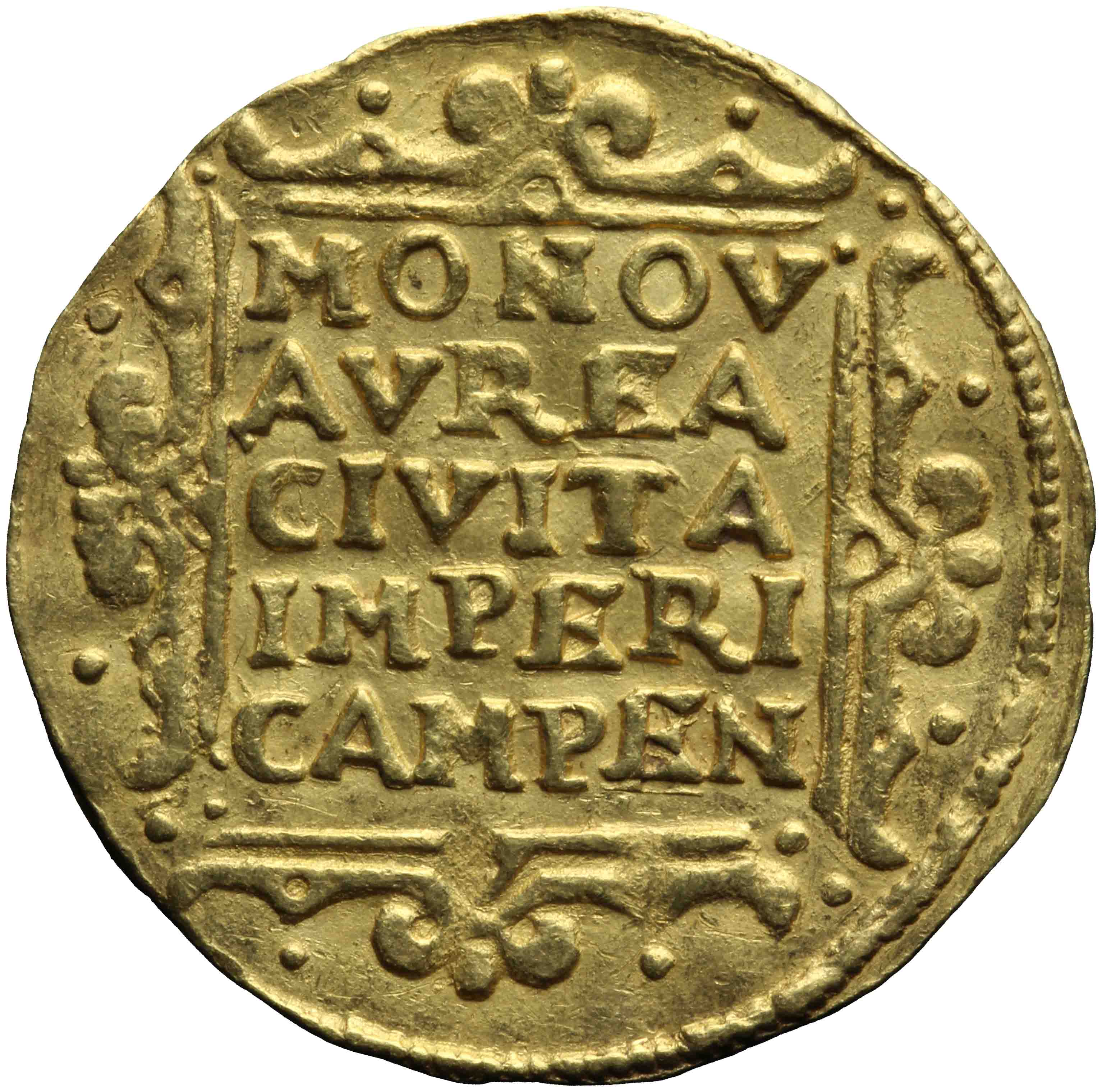 Image of the reverse. gouden dukaat. Inventory number:DNB-08662