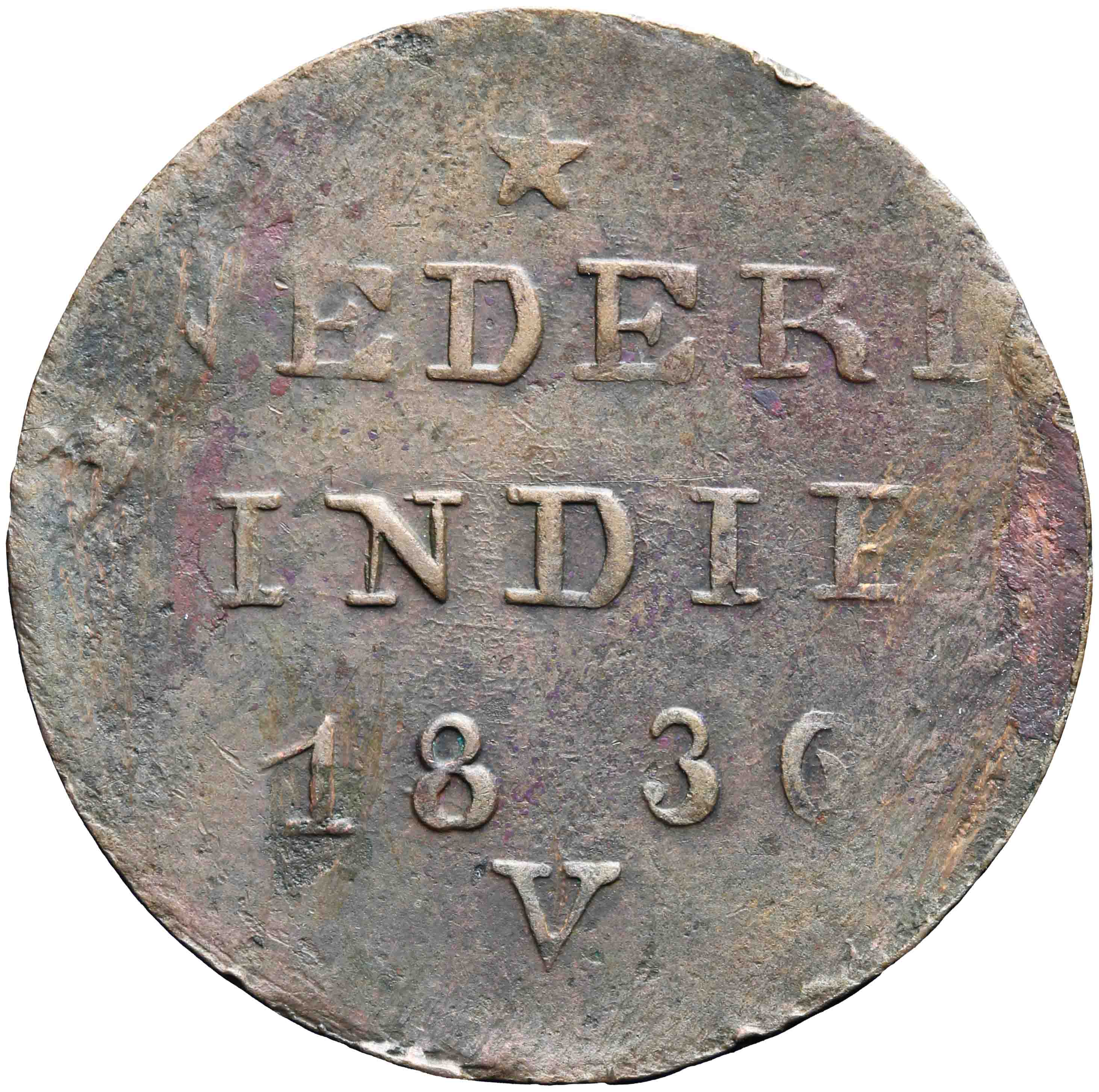 Image of the reverse. twee cent ; dubbele duit. Inventory number:DNB-32922