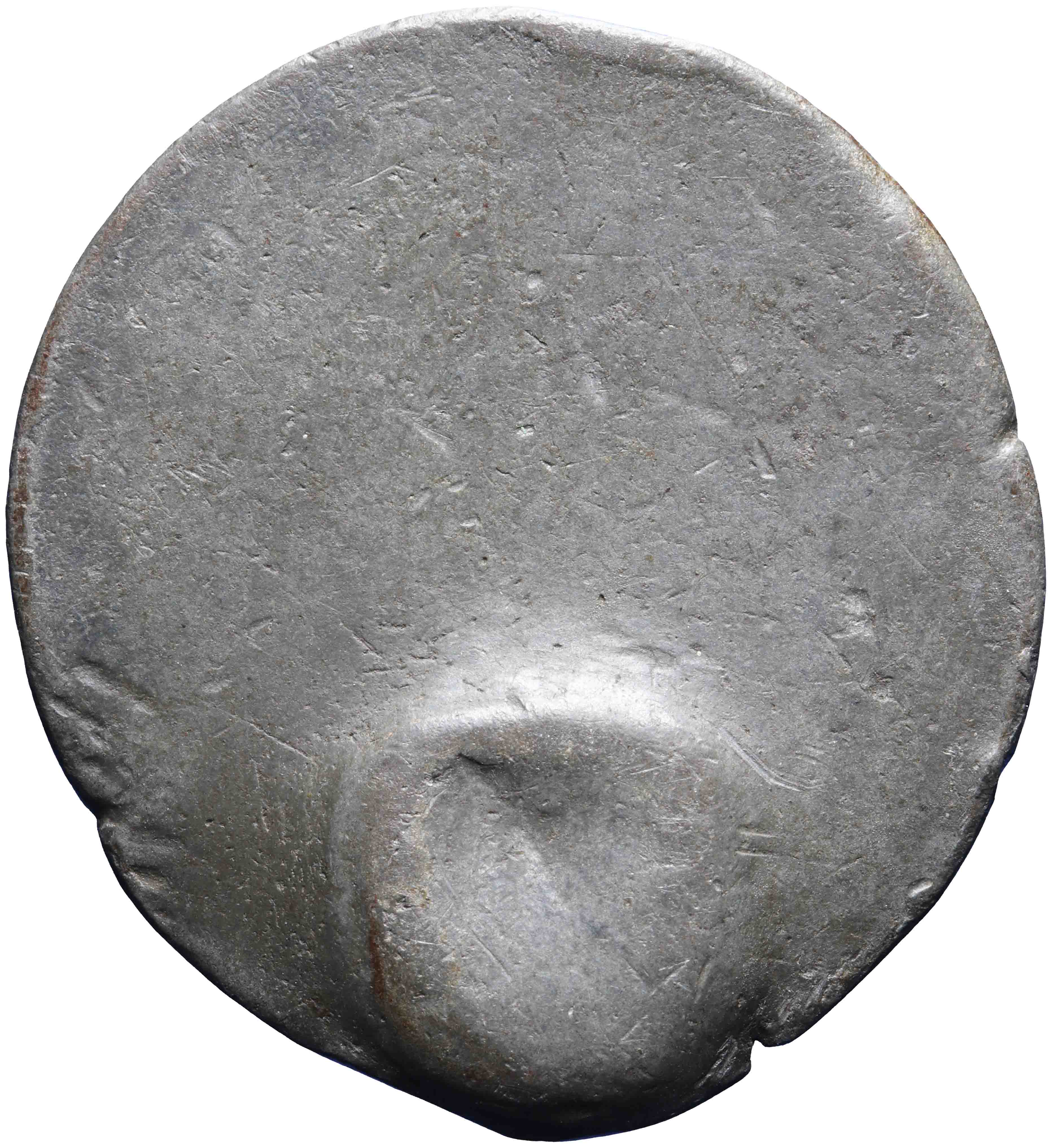 Afbeelding van de keerzijde. loodje. Inventarisnummer:GP-00538