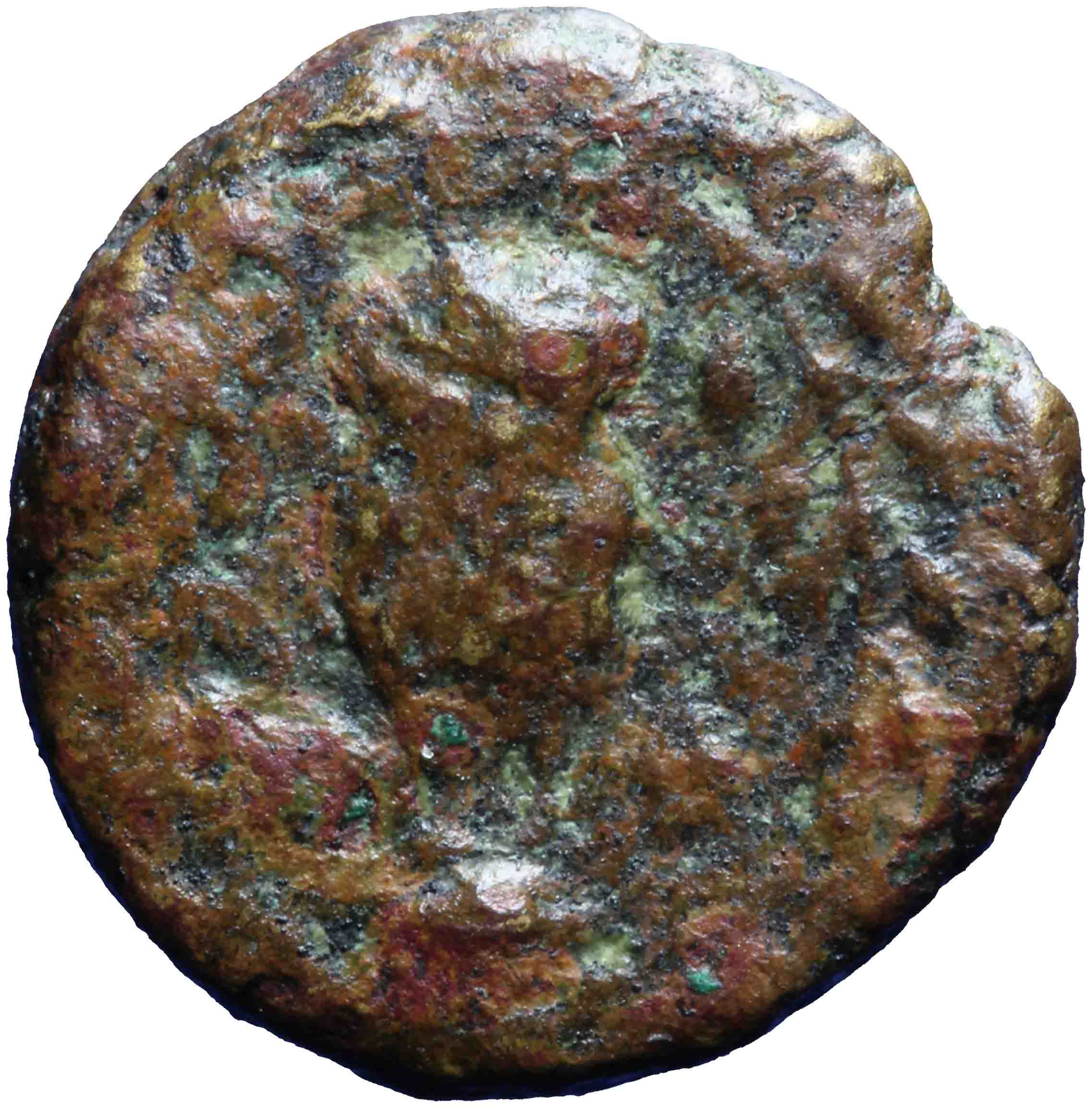 Image of the reverse. ΑΕ 10 mm. Inventory number:GR-03800