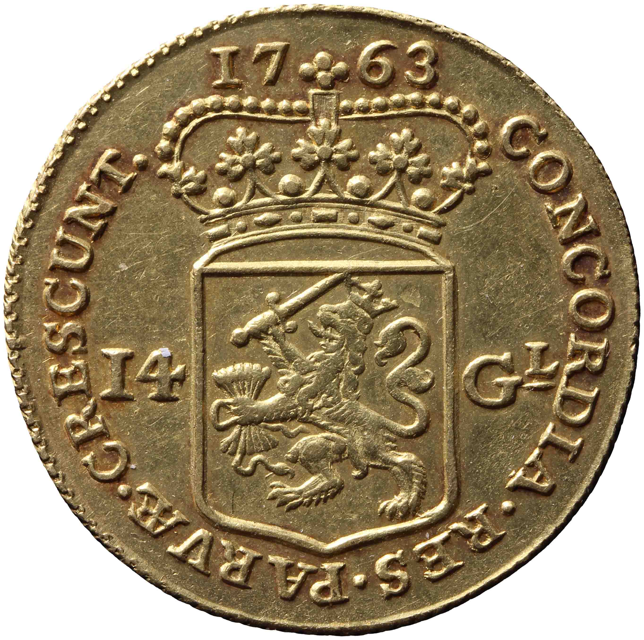 Afbeelding van de keerzijde. gouden rijder. Inventarisnummer:HNM-01520