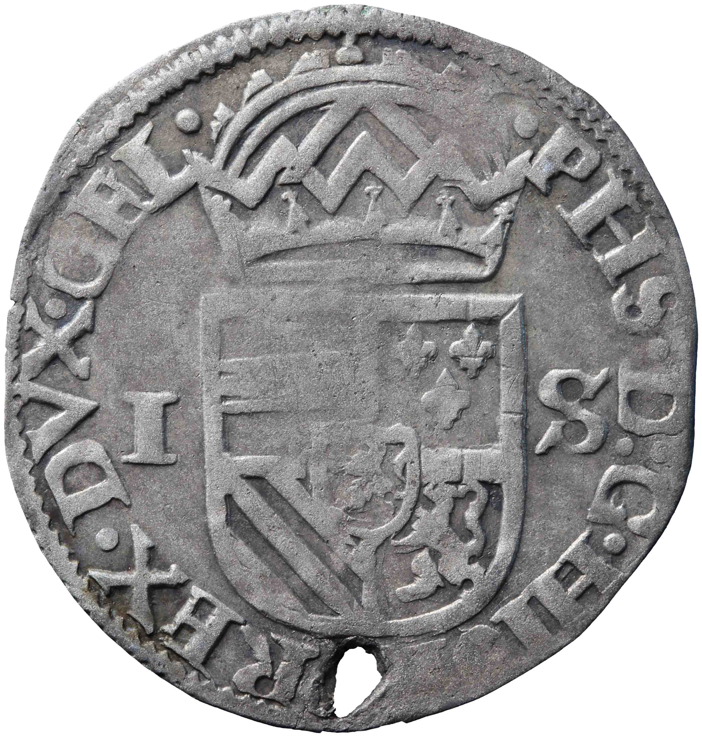 Afbeelding van de voorzijde. statenstuiver. Inventarisnummer:HNM-03462