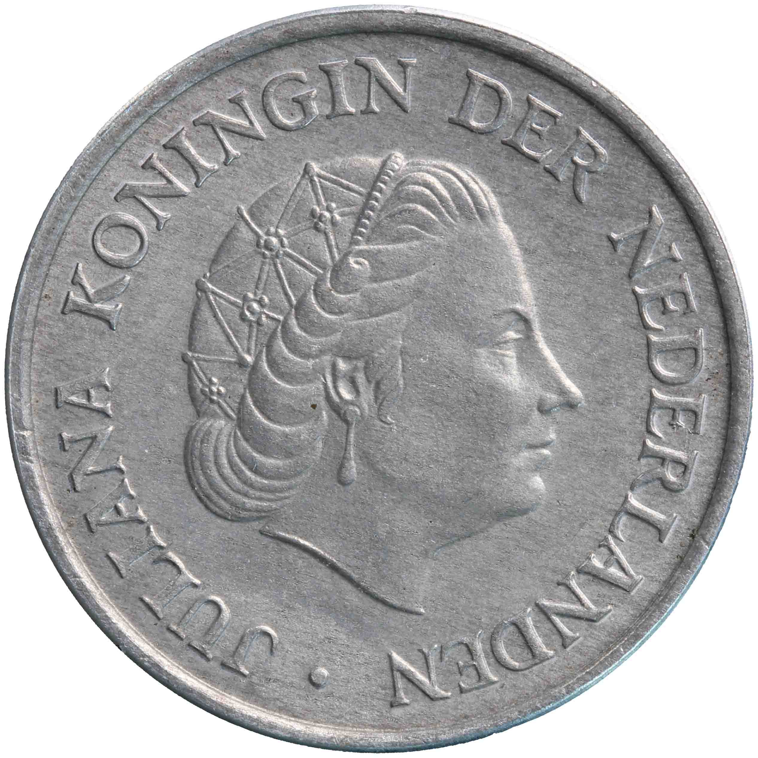 Afbeelding van de voorzijde. vijf cent ; stuiver. Inventarisnummer:HNM-06950