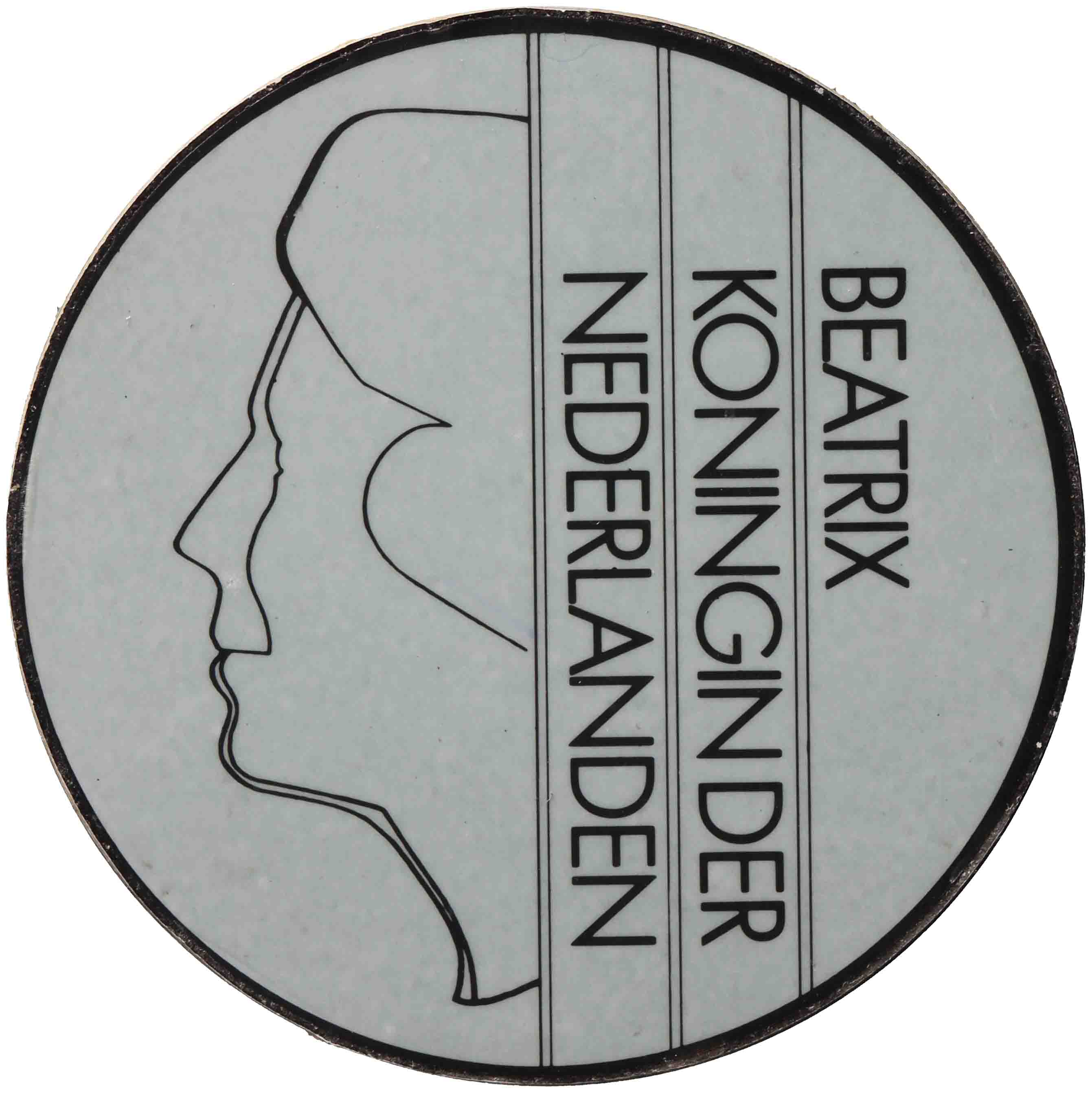 Afbeelding van de voorzijde. tien gulden. Inventarisnummer:HNM-07210