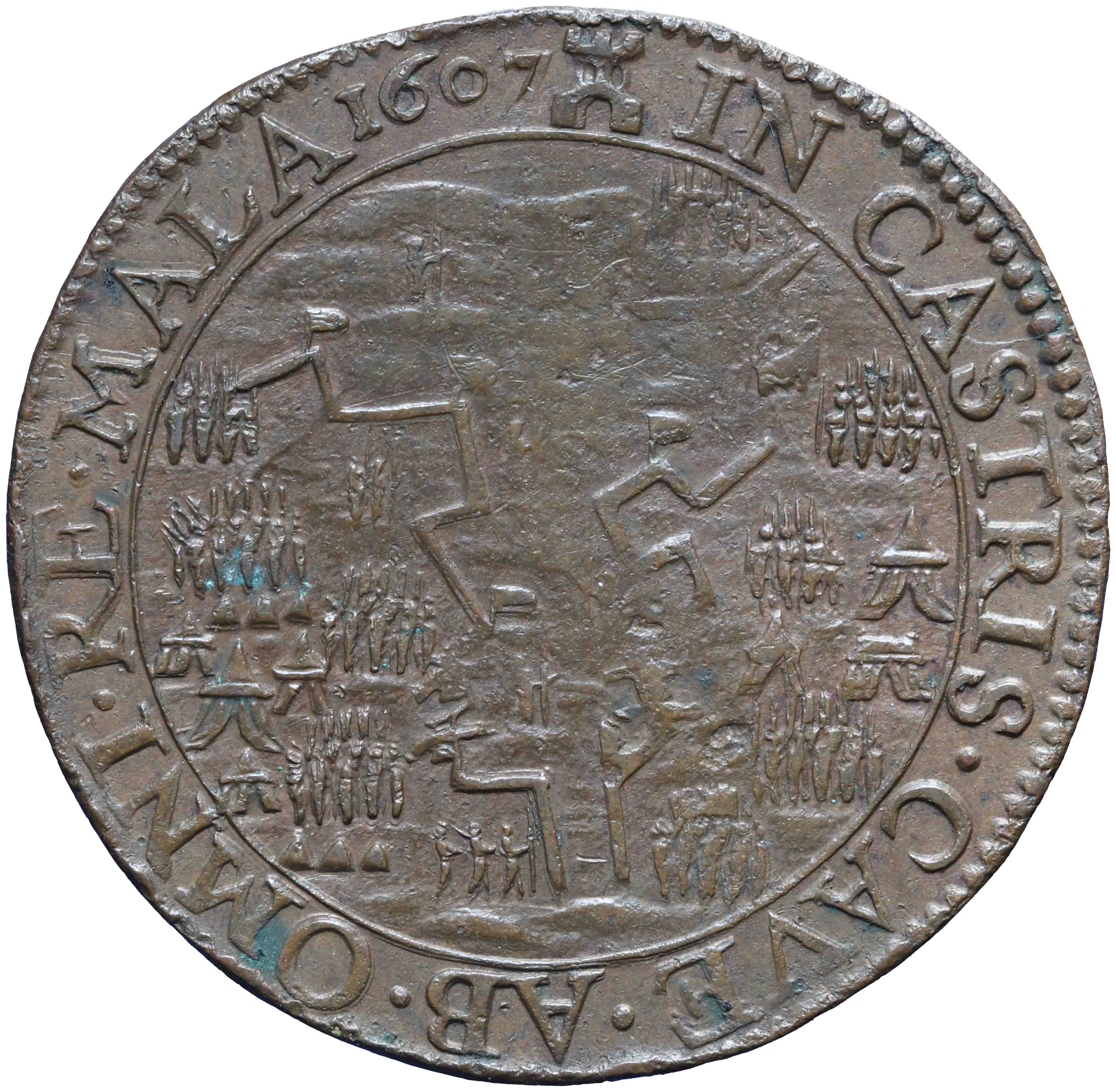 Image of the obverse. rekenpenning. Inventory number:HNM-10783