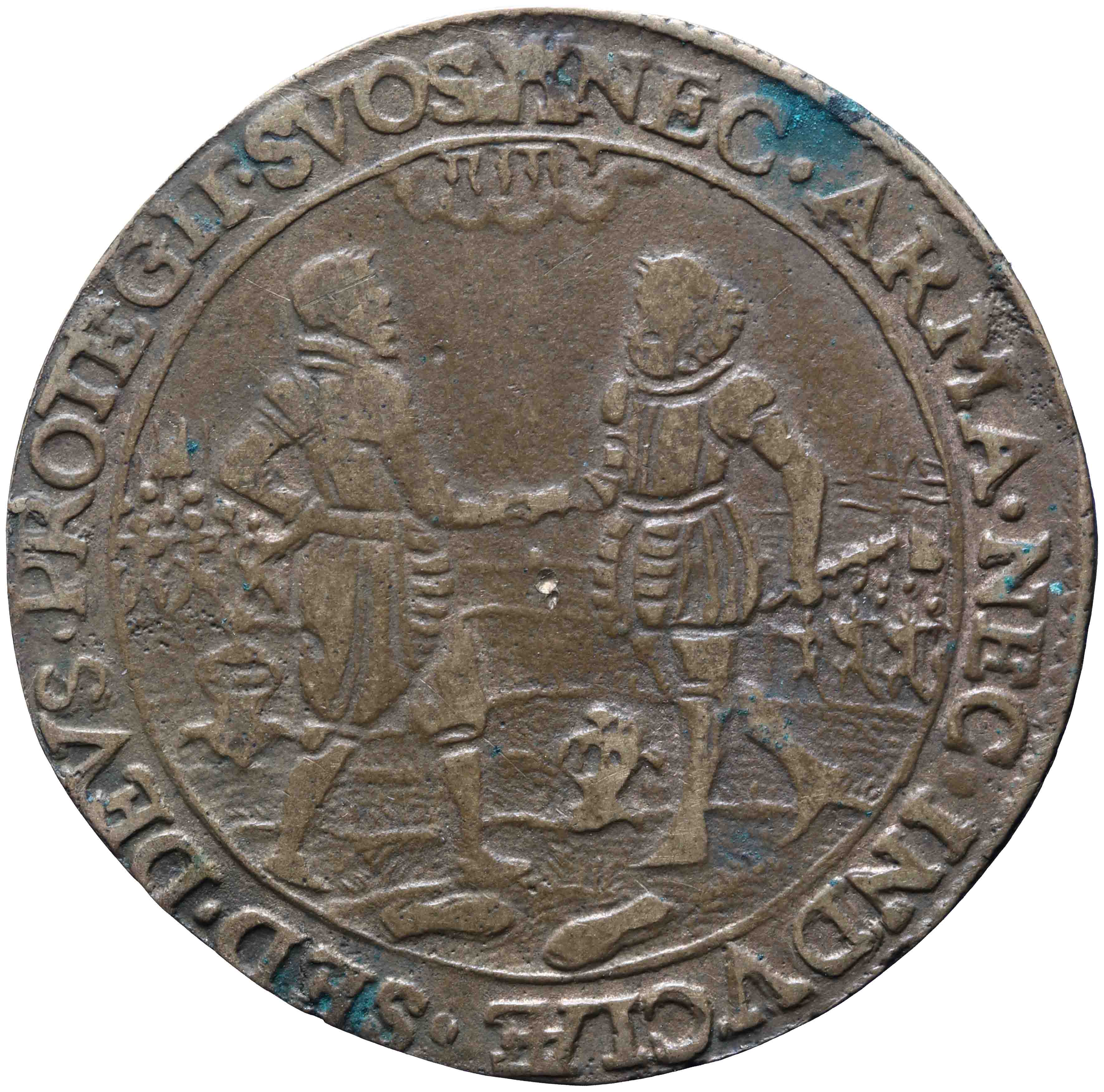 Image of the obverse. rekenpenning. Inventory number:HNM-10801