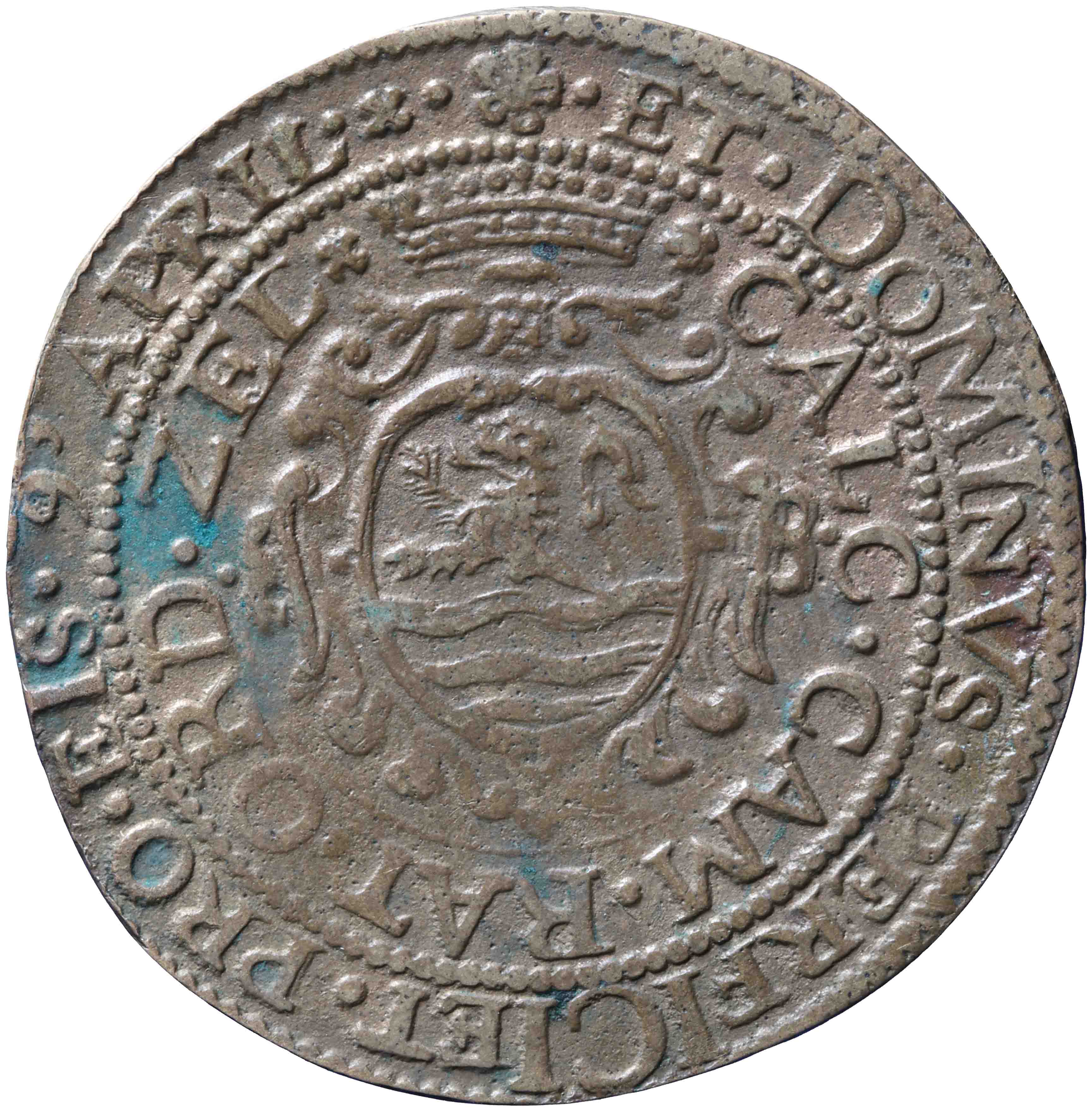 Image of the reverse. rekenpenning. Inventory number:HNM-10801