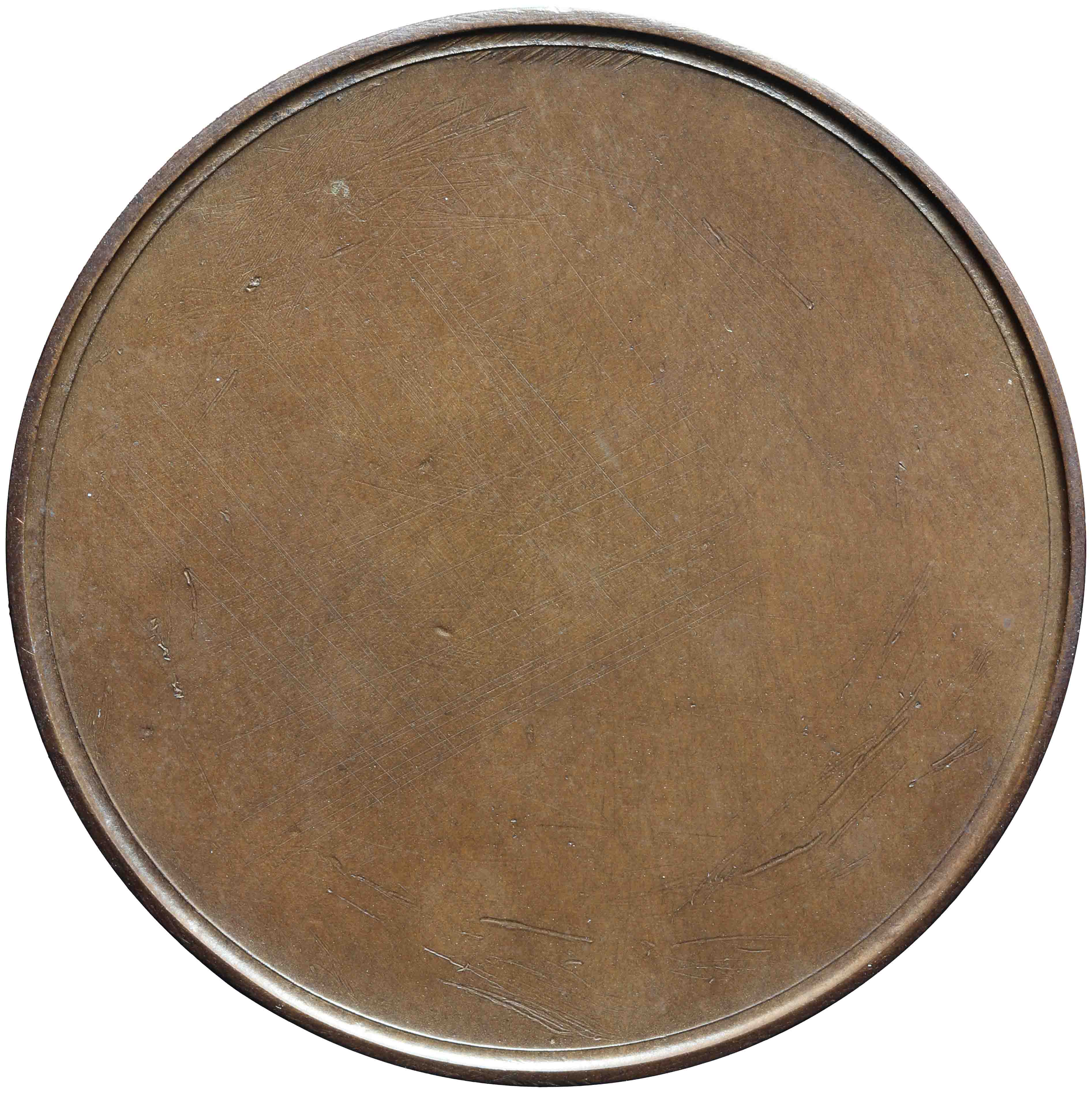 Afbeelding van de keerzijde. A.H. Boon Mesch ; vereerd door de Nederlandse Maatschappij ter bevordering van nijverheid. Inventarisnummer:HNM-13524