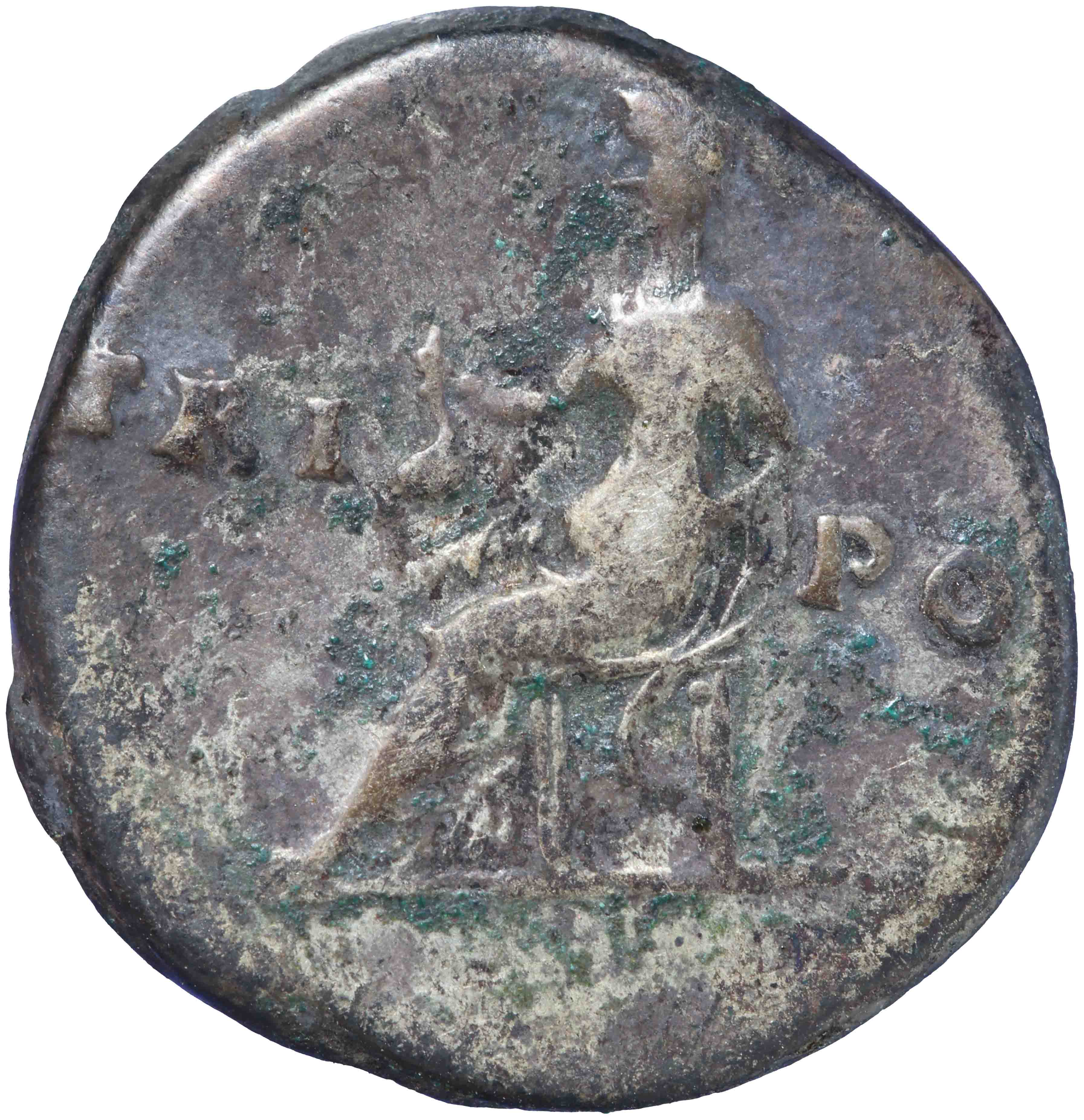 Afbeelding van de keerzijde. denarius. Inventarisnummer:KAW-00700