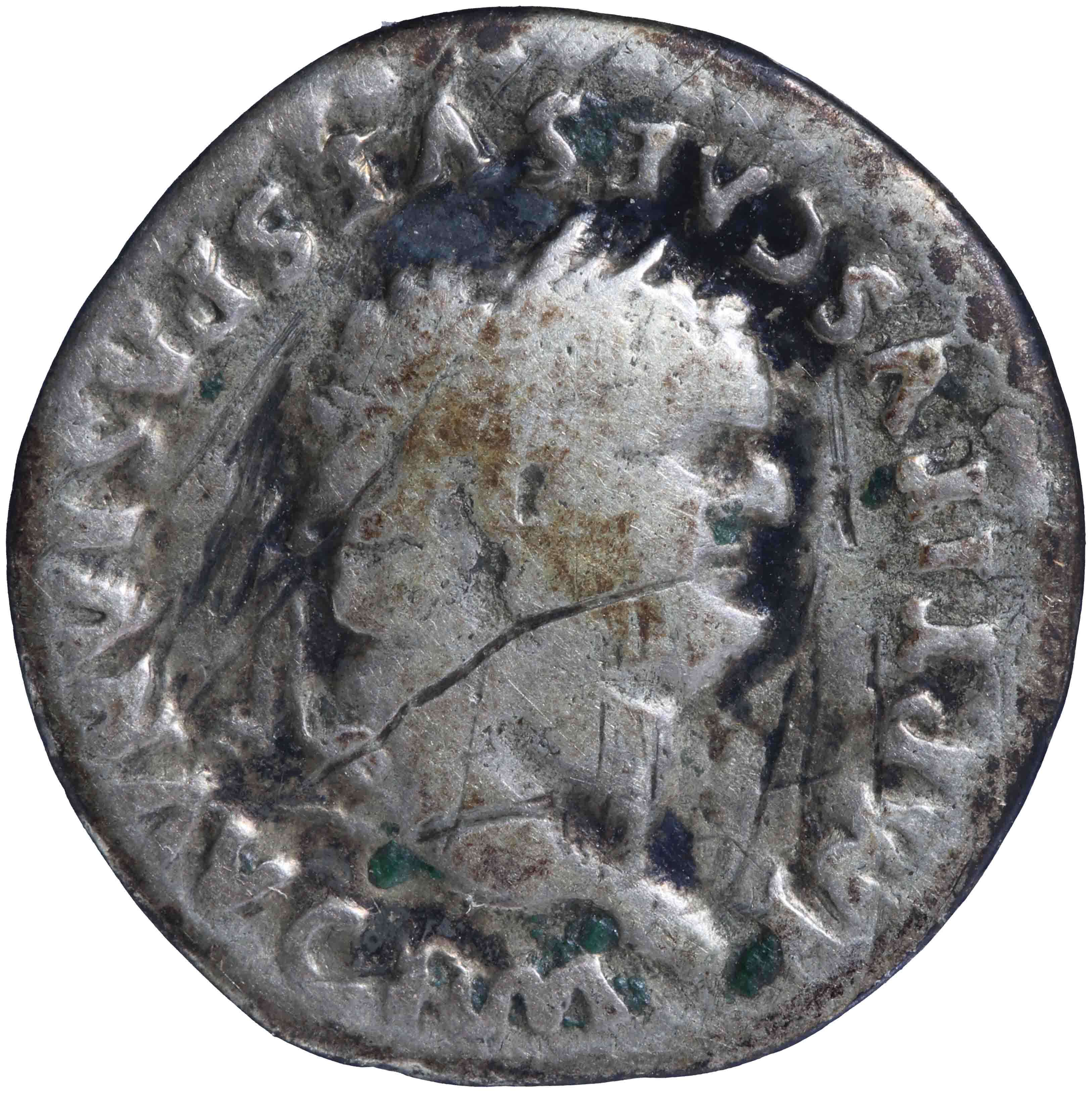 Afbeelding van de voorzijde. denarius. Inventarisnummer:KAW-00773