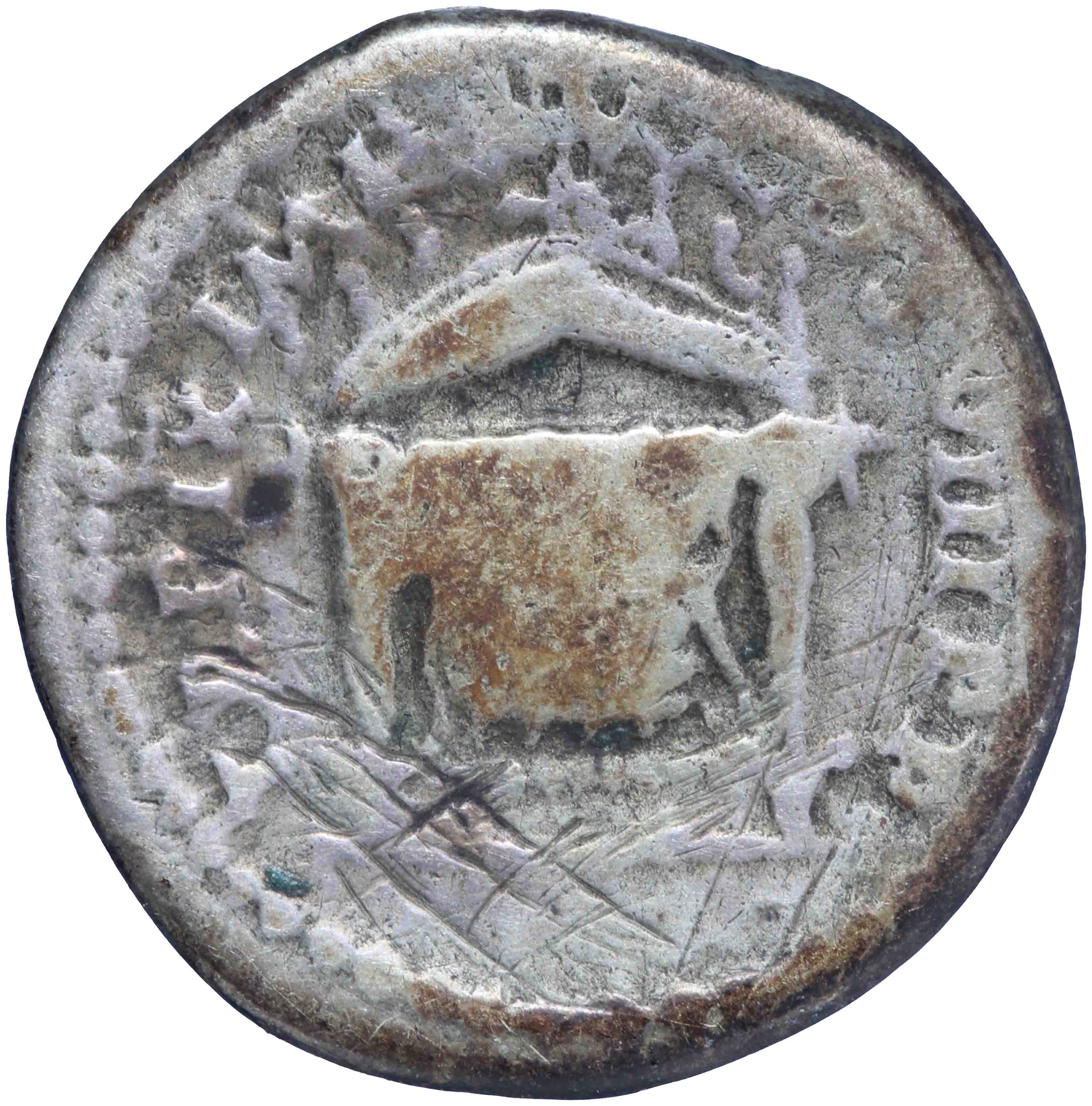 Afbeelding van de keerzijde. denarius. Inventarisnummer:KAW-00773