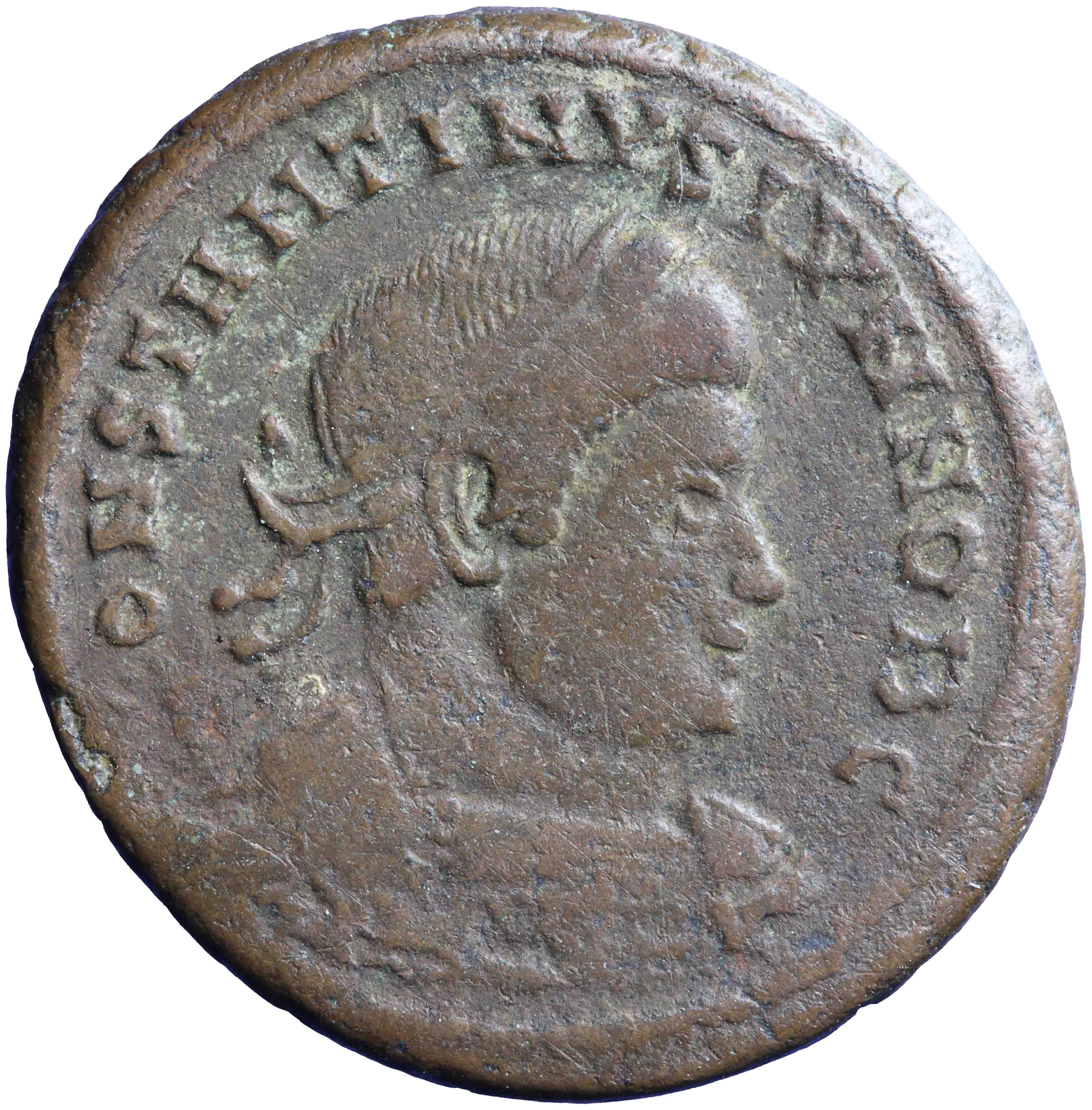Image of the obverse. nummus. Inventory number:KAW-03348
