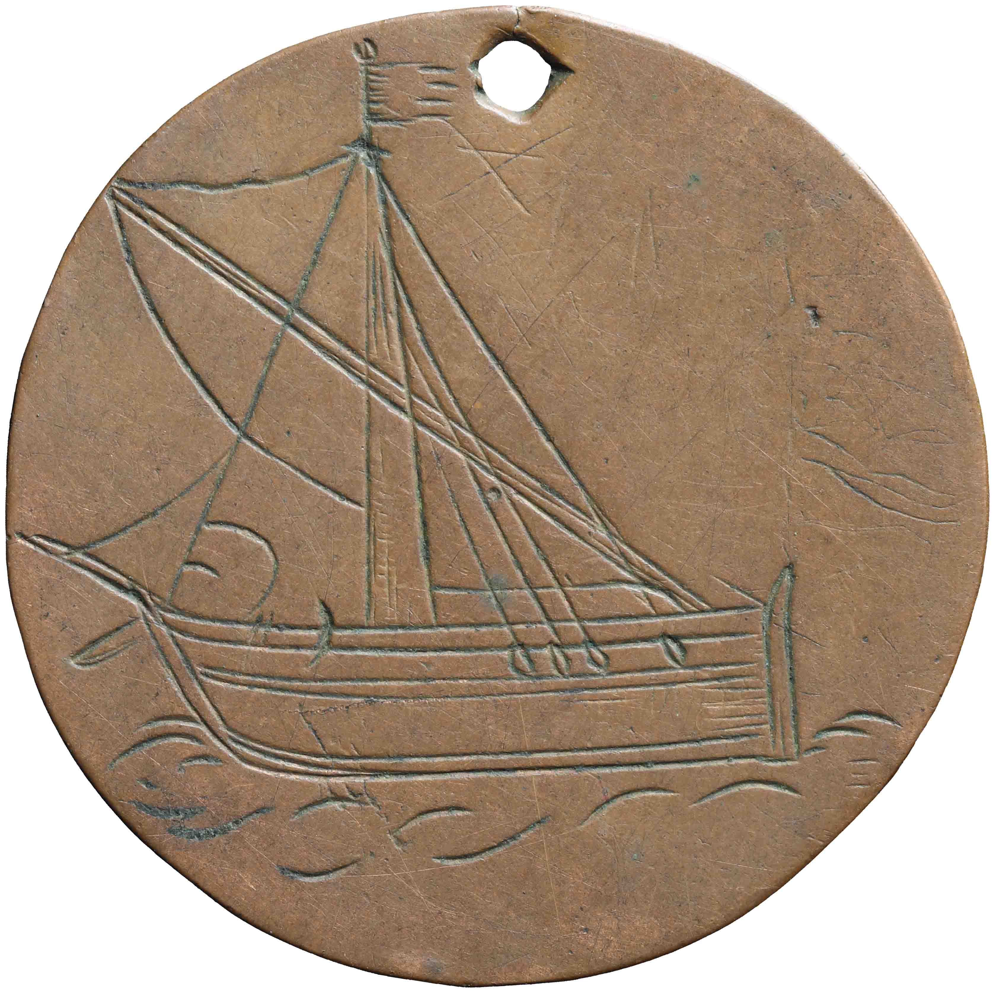 Afbeelding van de voorzijde. Goes: Groot- en Klein Schippersgilde. Inventarisnummer:MA-00767