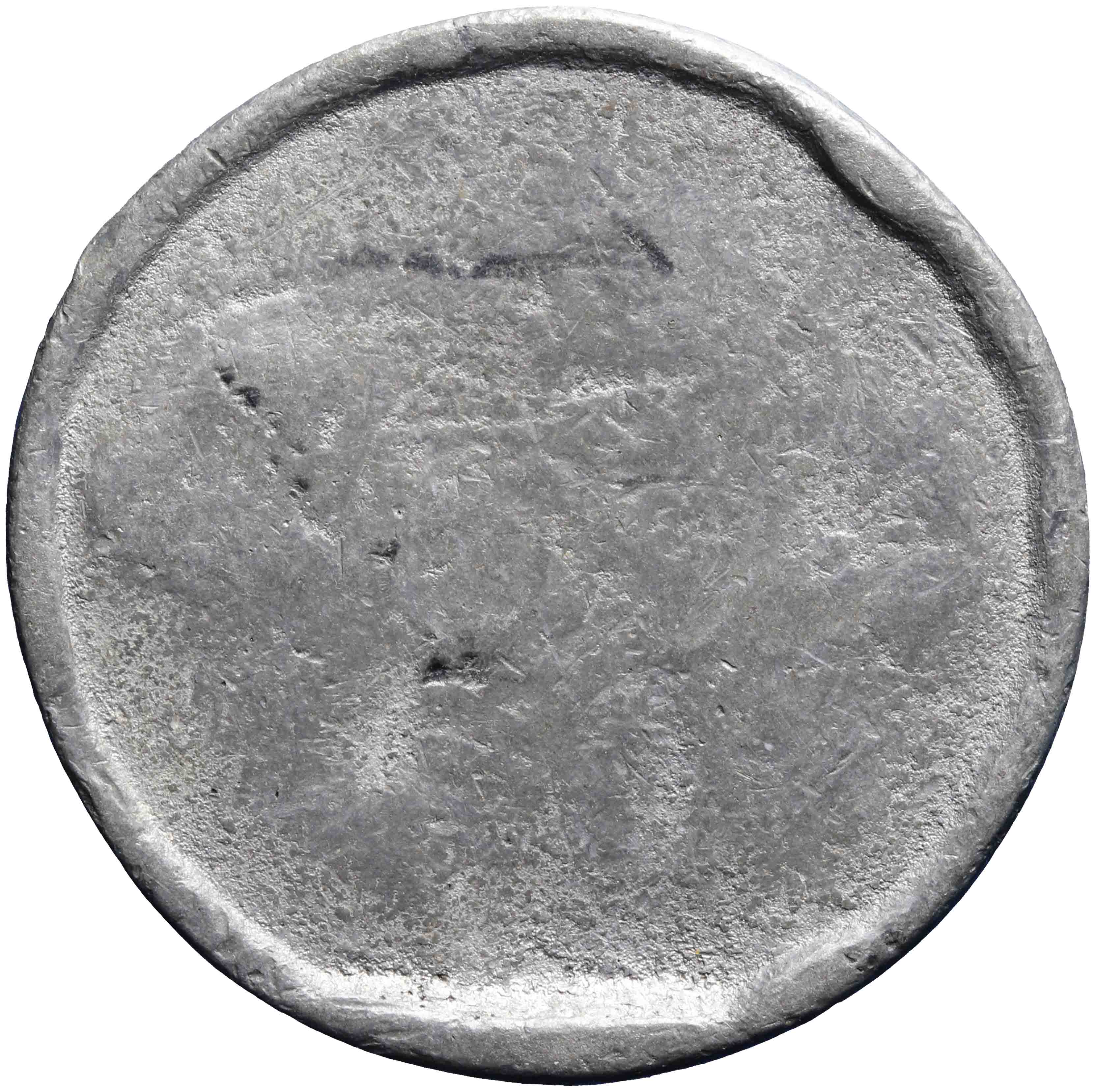 Afbeelding van de keerzijde. broodloodje. Inventarisnummer:MA-00871