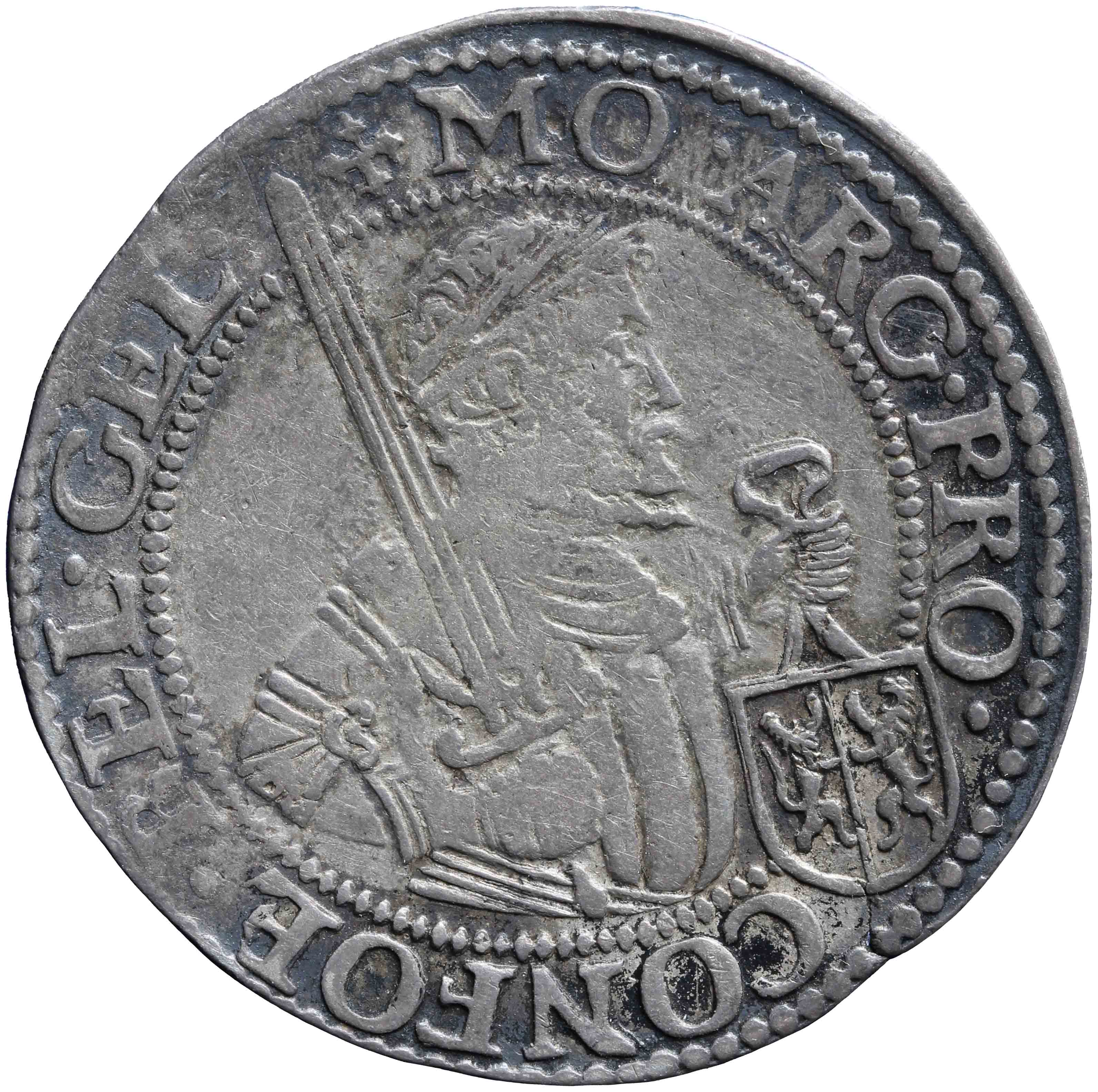 Afbeelding van de voorzijde. Nederlandse rijksdaalder. Inventarisnummer:NM-00862