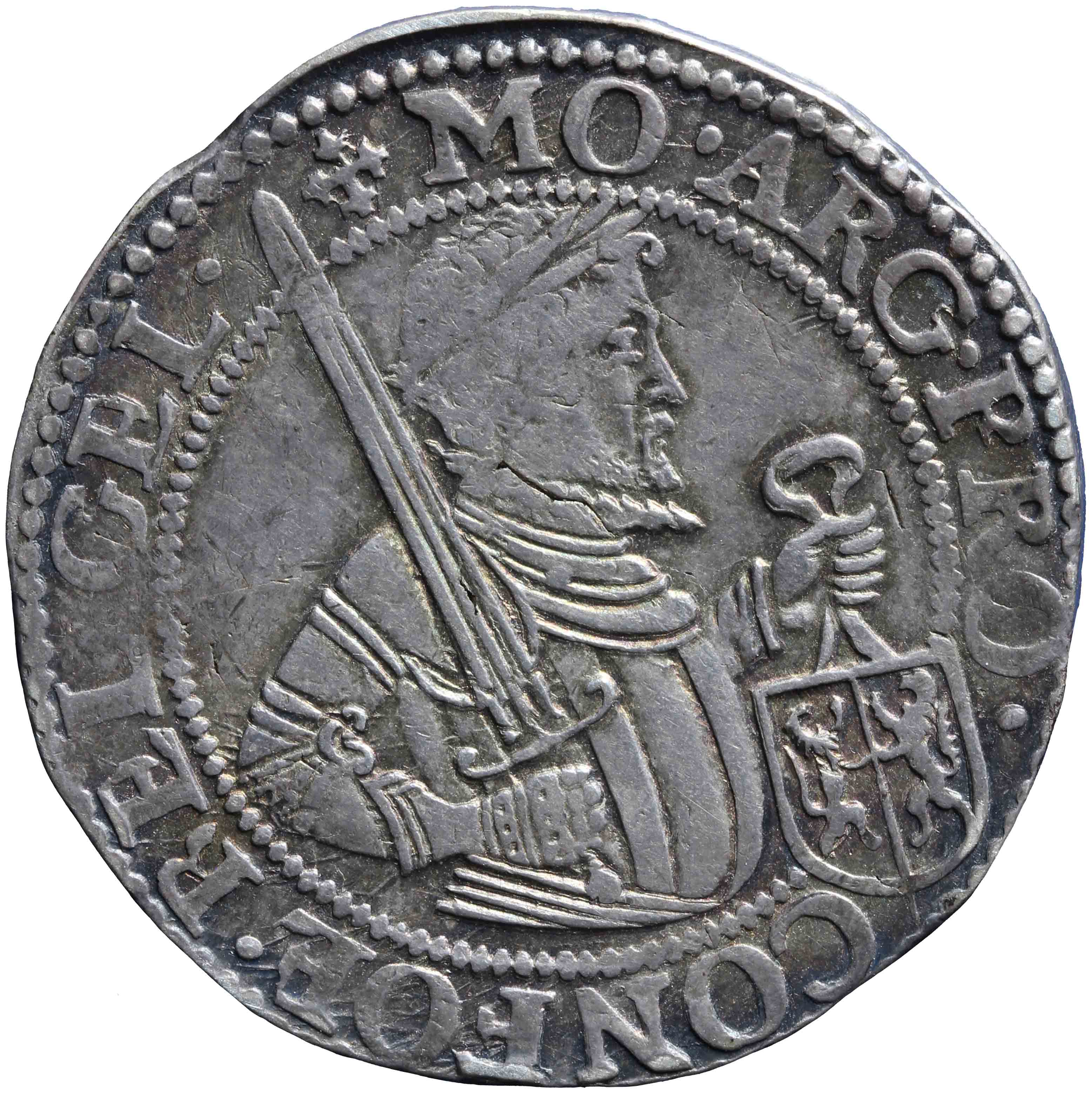 Afbeelding van de voorzijde. Nederlandse rijksdaalder. Inventarisnummer:NM-00864