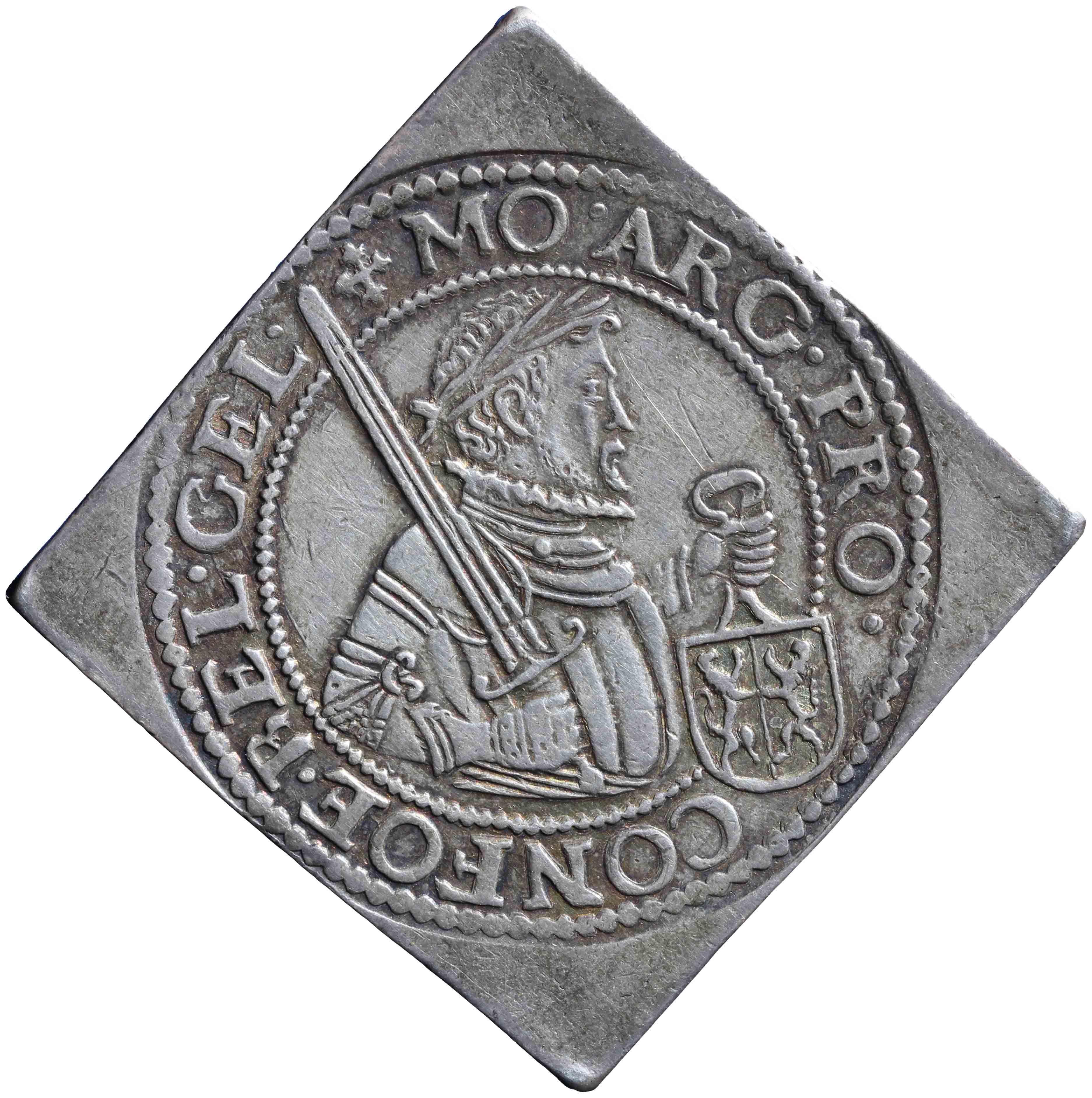 Afbeelding van de voorzijde. Nederlandse rijksdaalder. Inventarisnummer:NM-00871