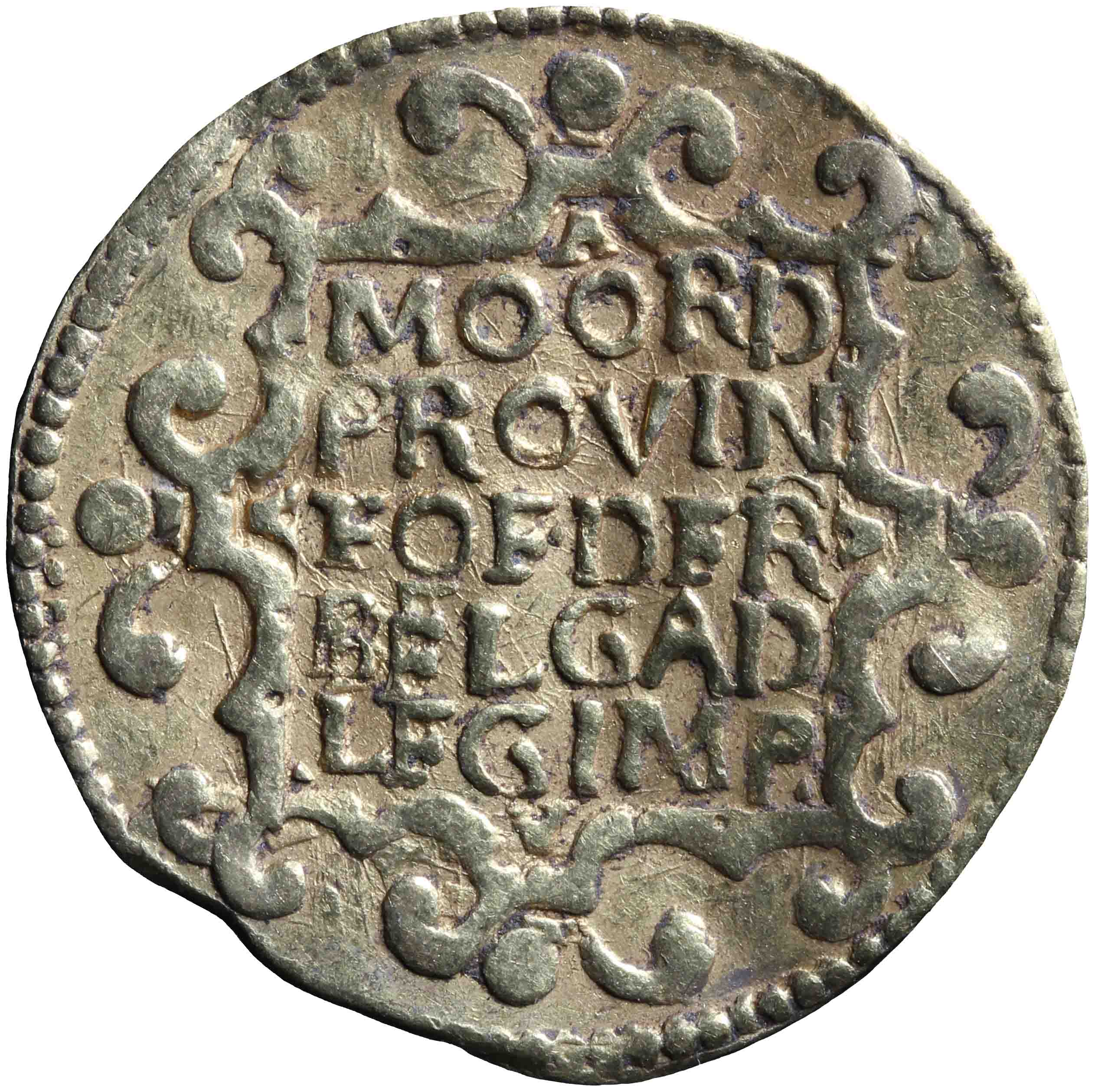 Afbeelding van de keerzijde. gouden dukaat. Inventarisnummer:NM-00964