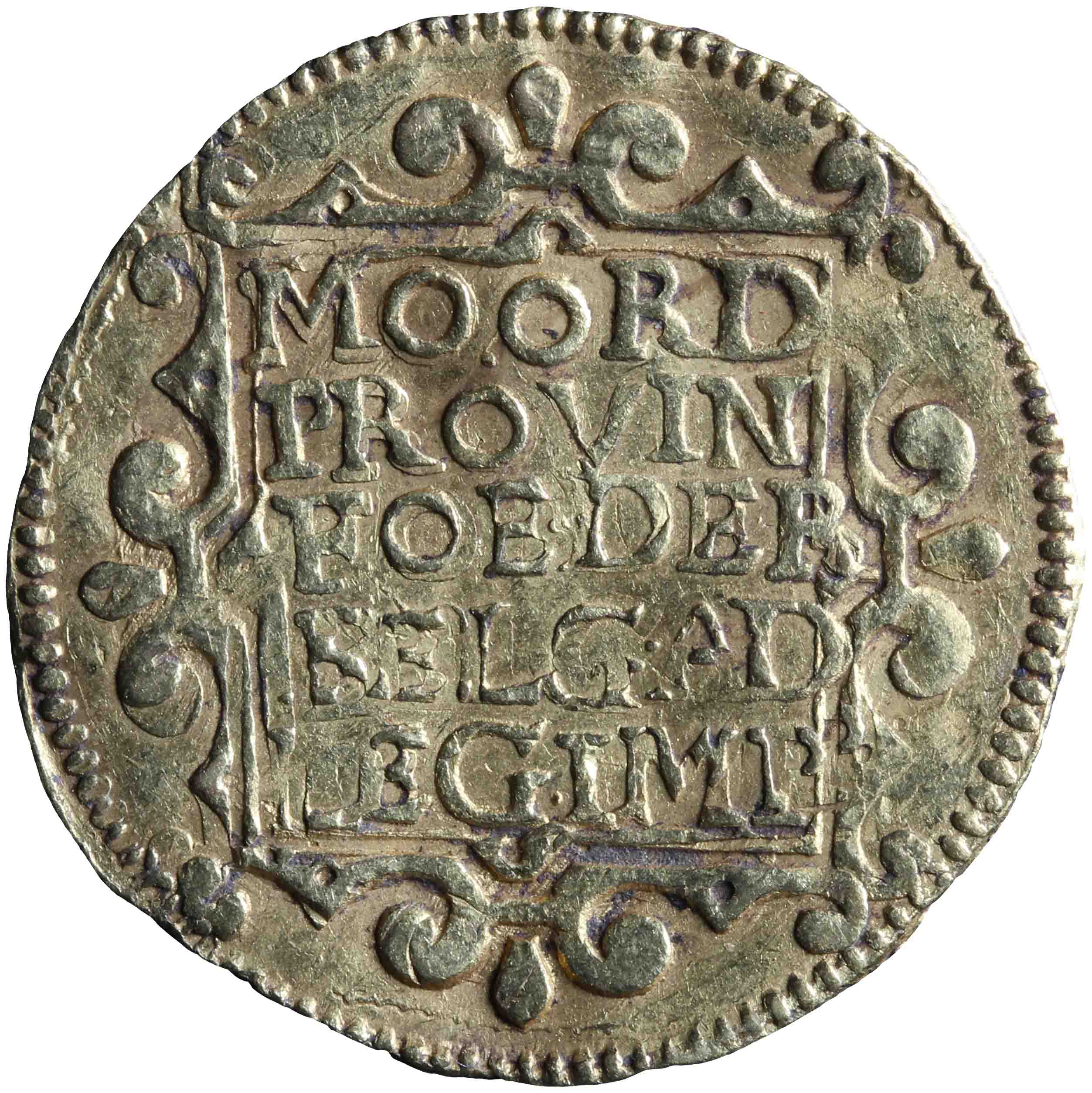 Afbeelding van de keerzijde. gouden dukaat. Inventarisnummer:NM-00968