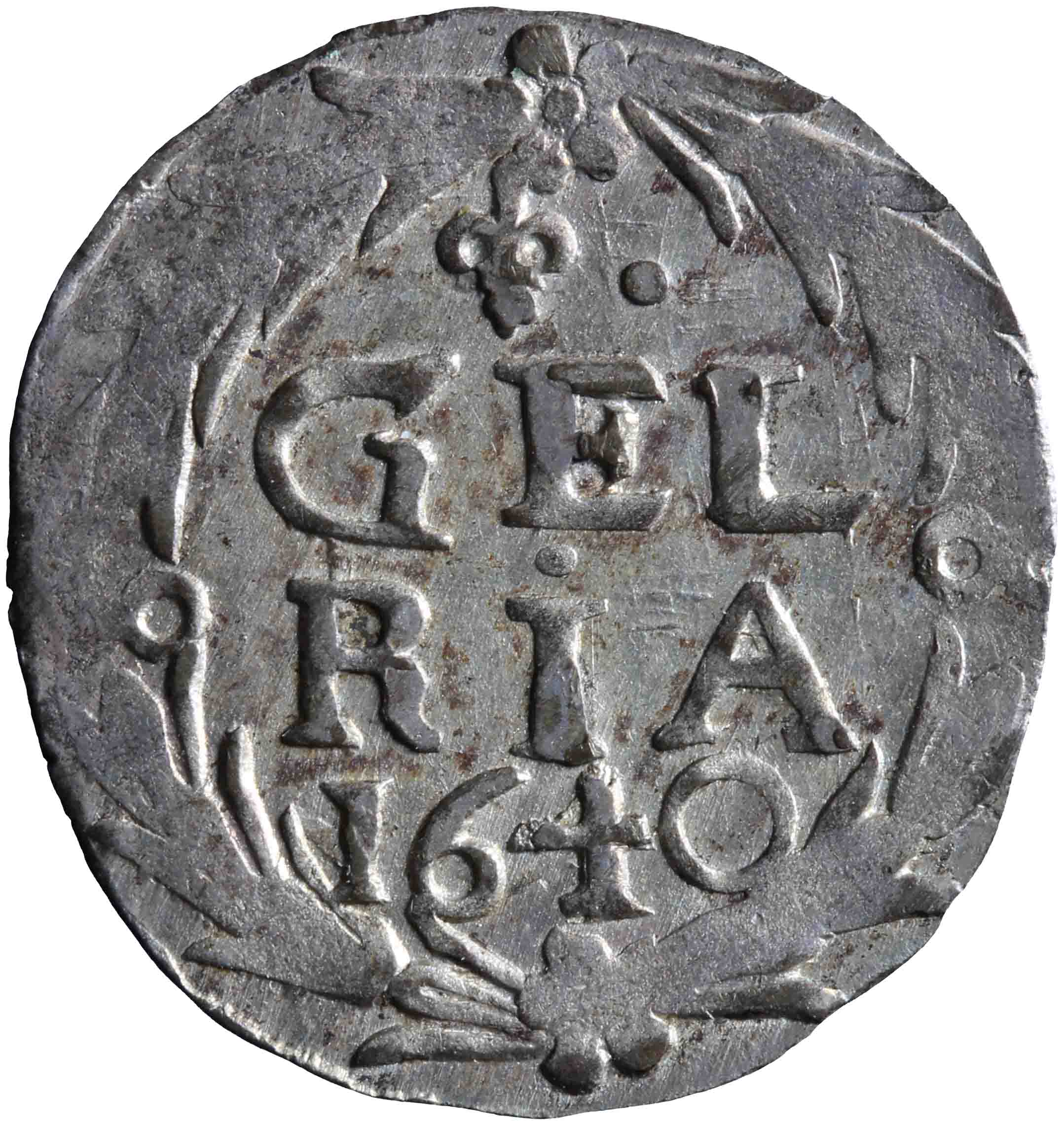 Afbeelding van de keerzijde. stuiver. Inventarisnummer:NM-00971