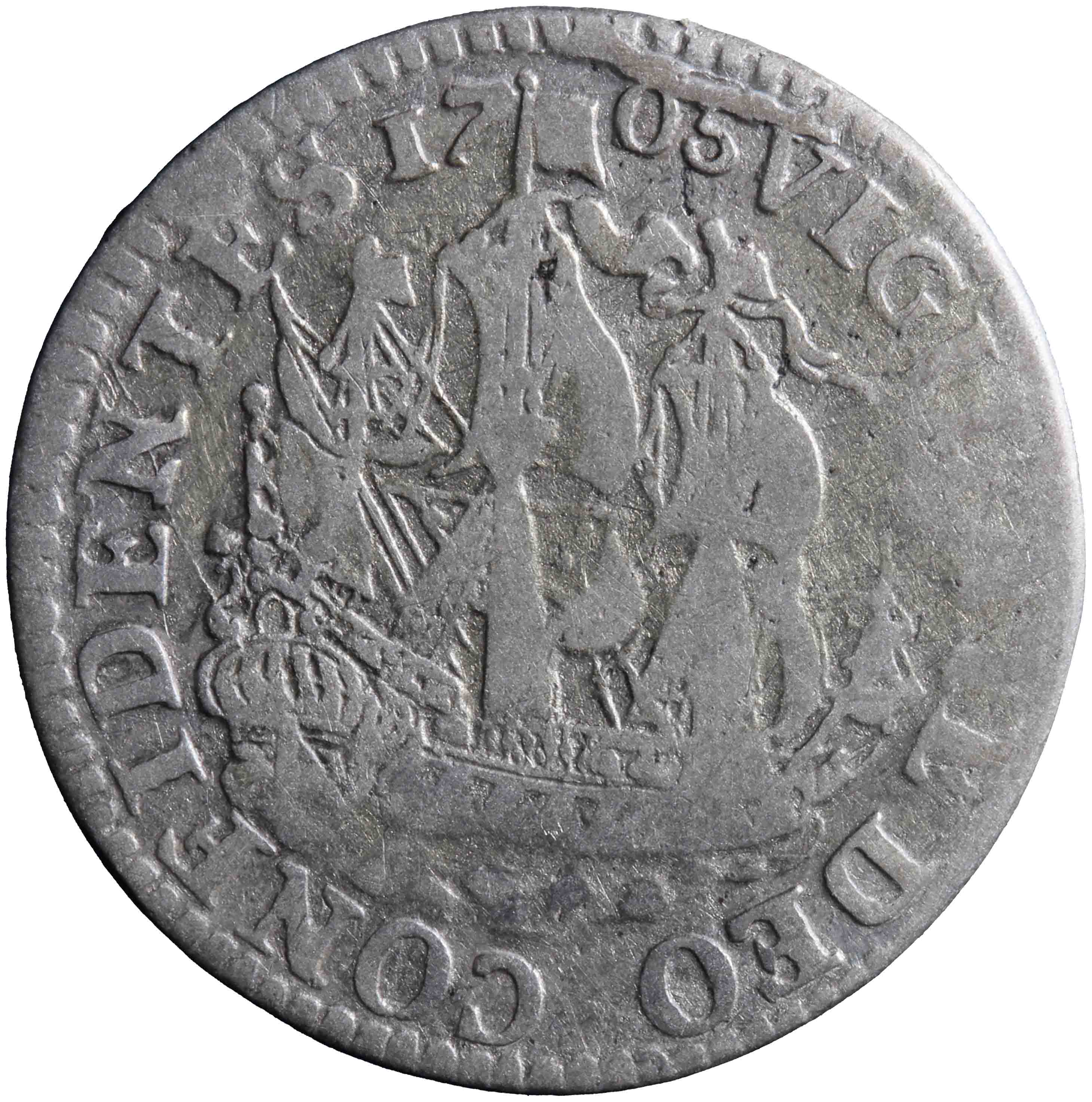 Afbeelding van de keerzijde. scheepjesschelling. Inventarisnummer:NM-01148