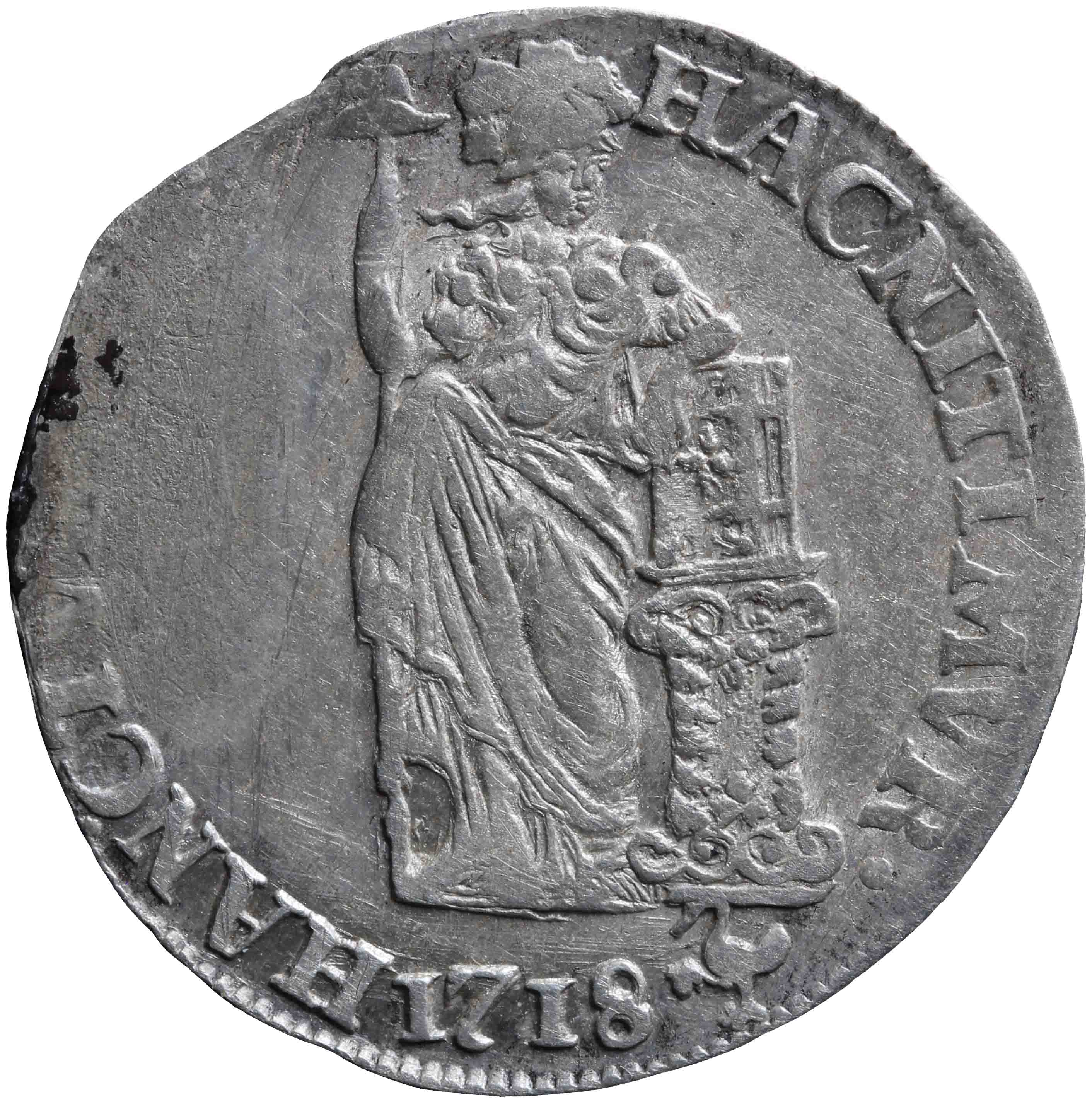 Afbeelding van de voorzijde. Generaliteitsgulden. Inventarisnummer:NM-01179