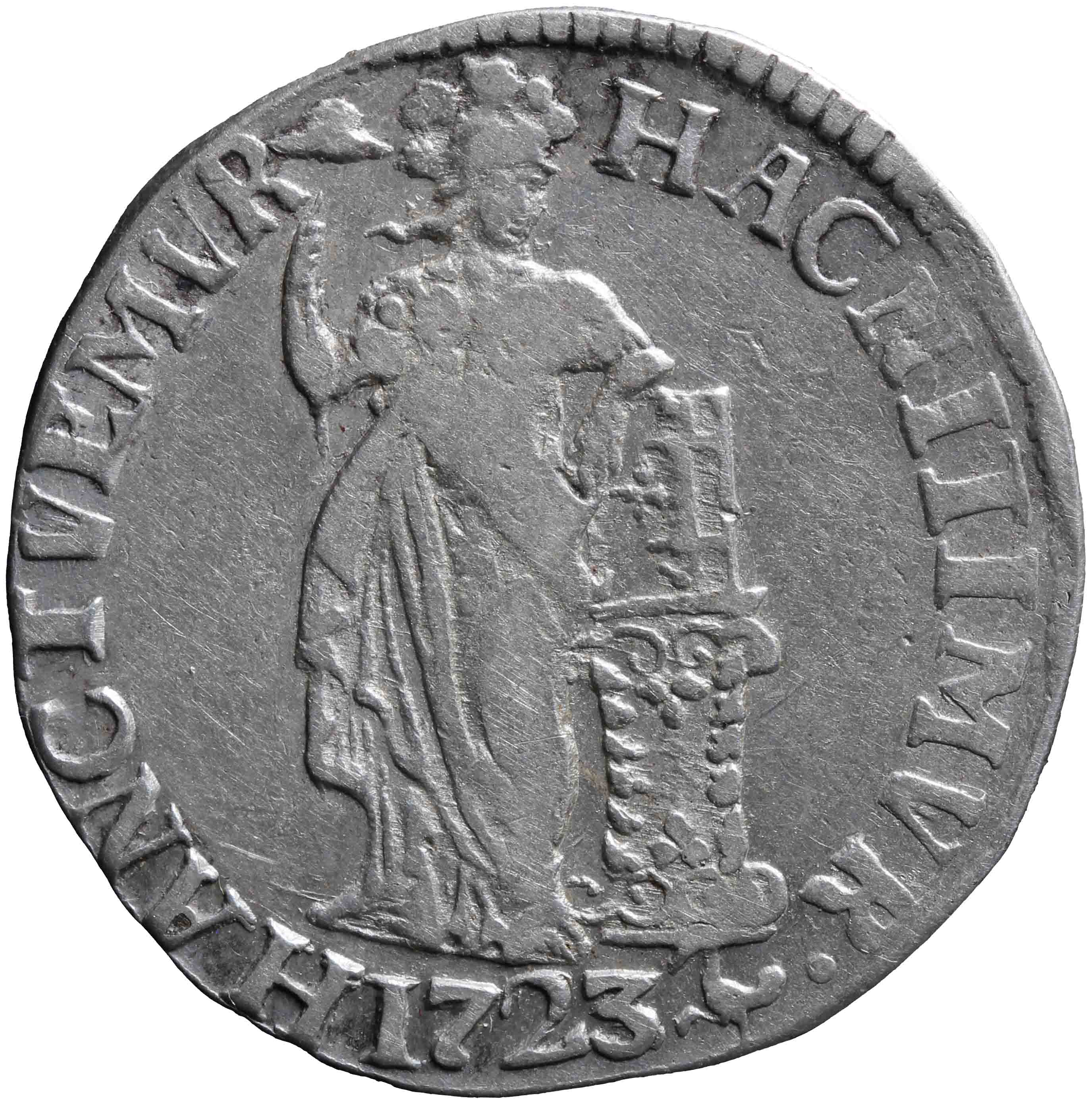Afbeelding van de voorzijde. Generaliteitsgulden. Inventarisnummer:NM-01191