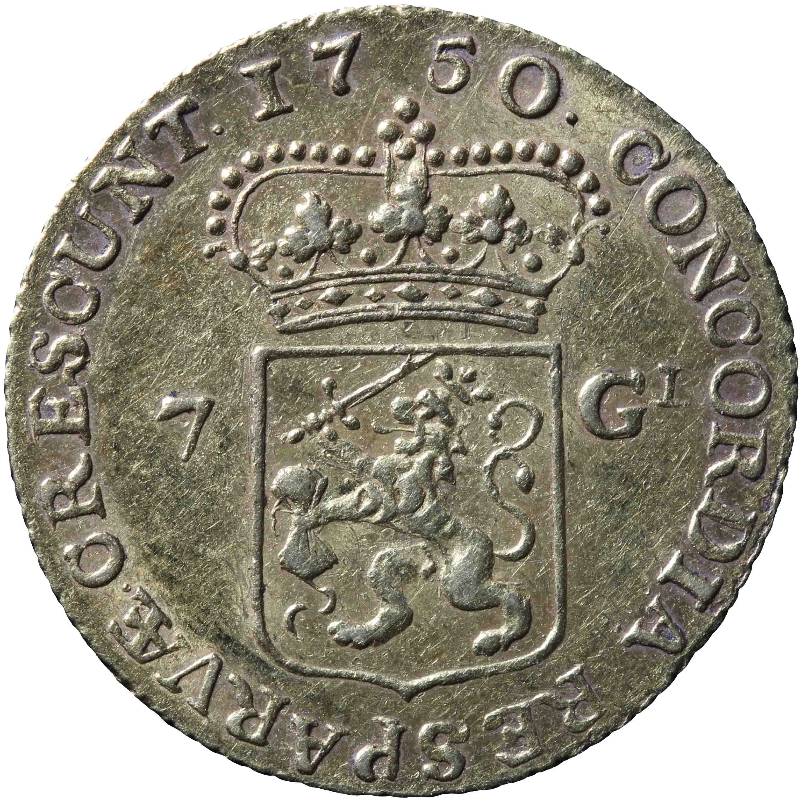 Afbeelding van de keerzijde. halve gouden  rijder. Inventarisnummer:NM-01218