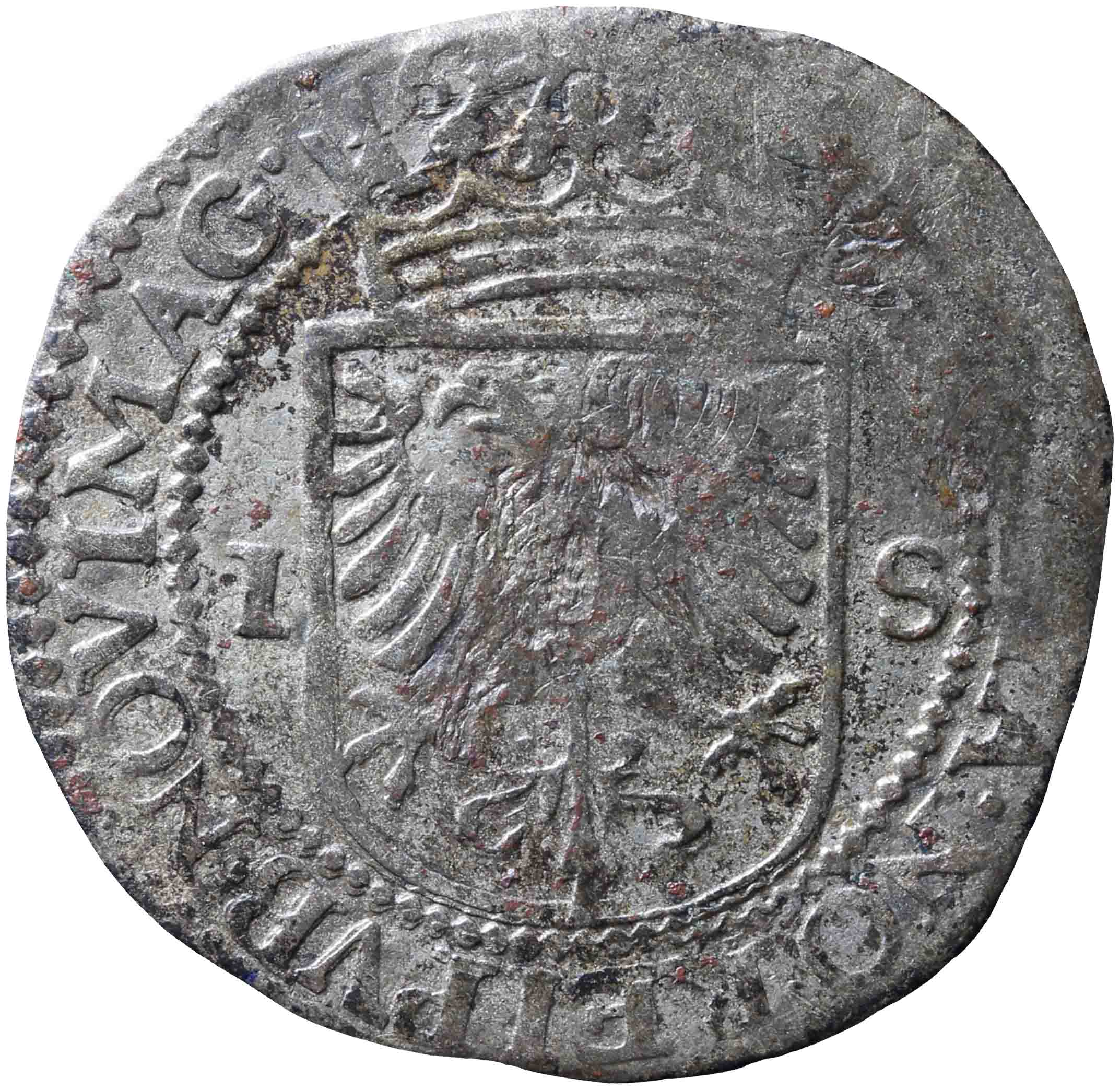 Afbeelding van de voorzijde. stuiver. Inventarisnummer:NM-01676