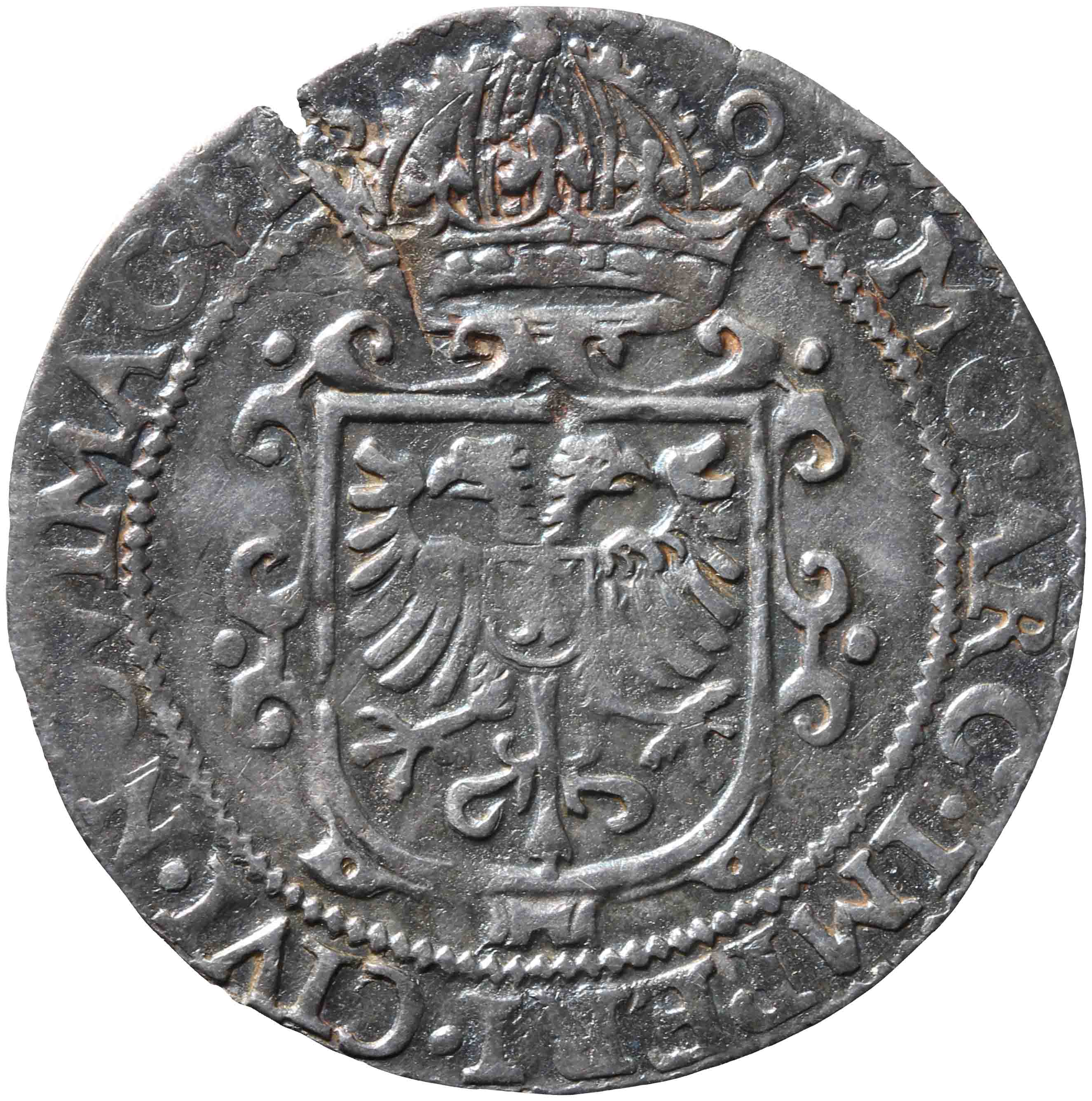 Afbeelding van de voorzijde. arendschelling. Inventarisnummer:NM-01686