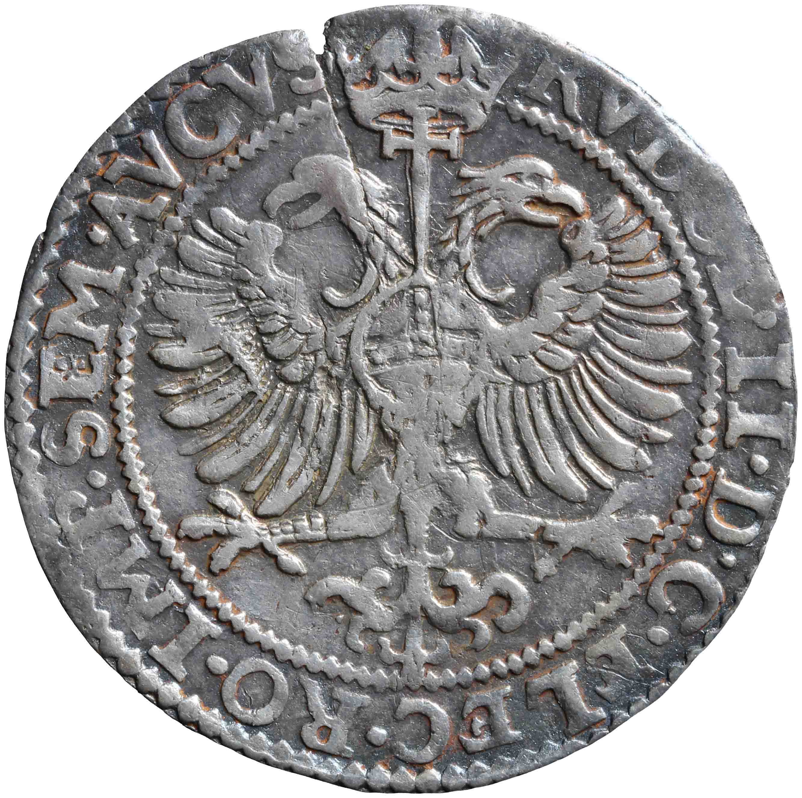 Afbeelding van de keerzijde. arendschelling. Inventarisnummer:NM-01686