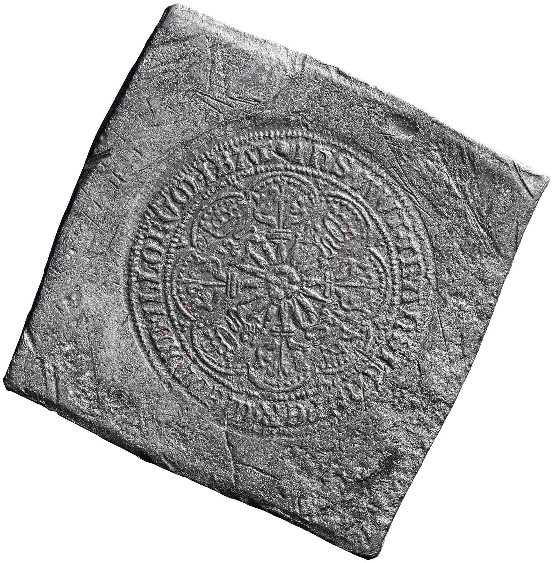 Afbeelding van de keerzijde. rozennobel. Inventarisnummer:NM-01948