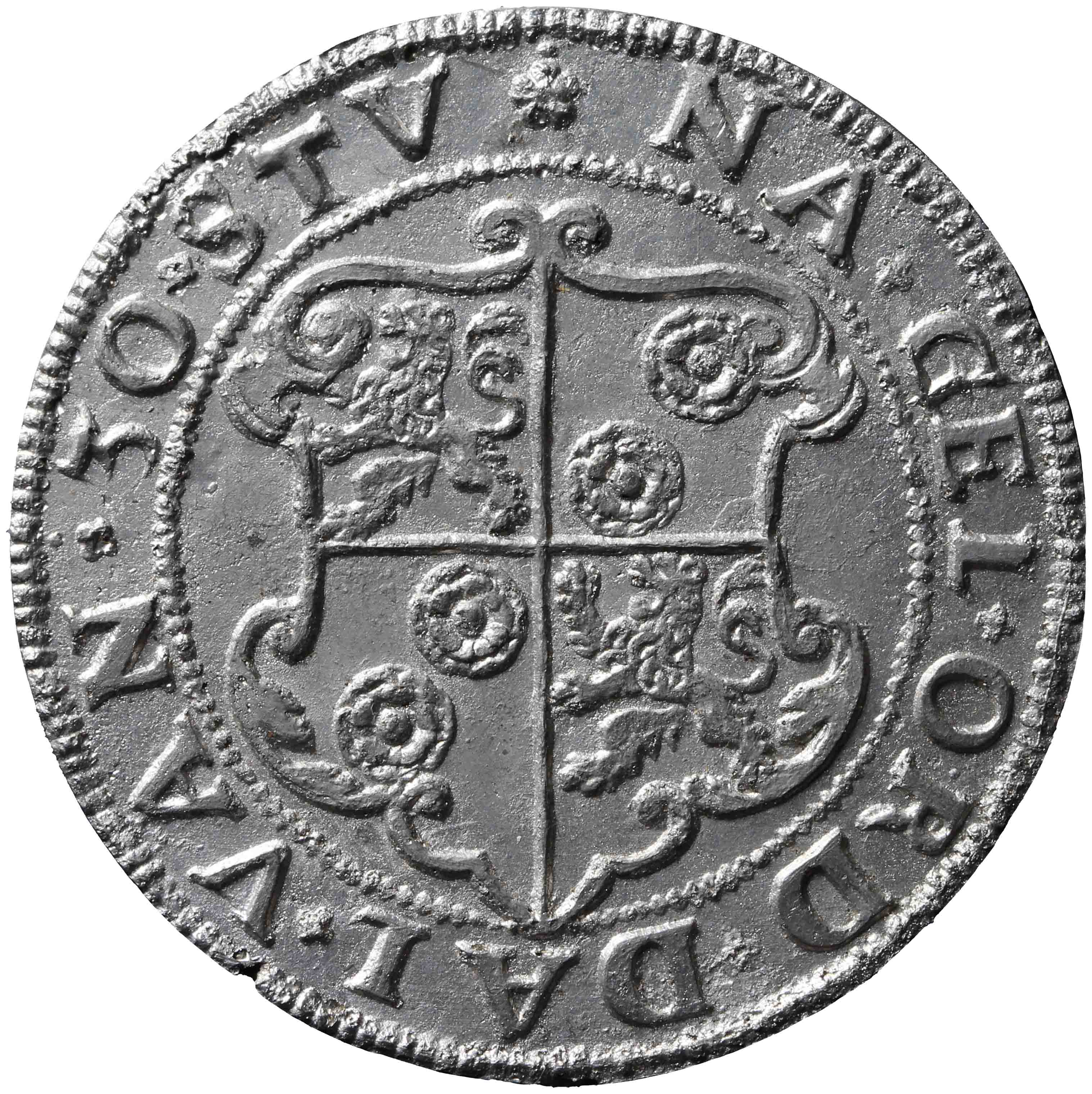 Afbeelding van de voorzijde. leeuwendaalder. Inventarisnummer:NM-01967