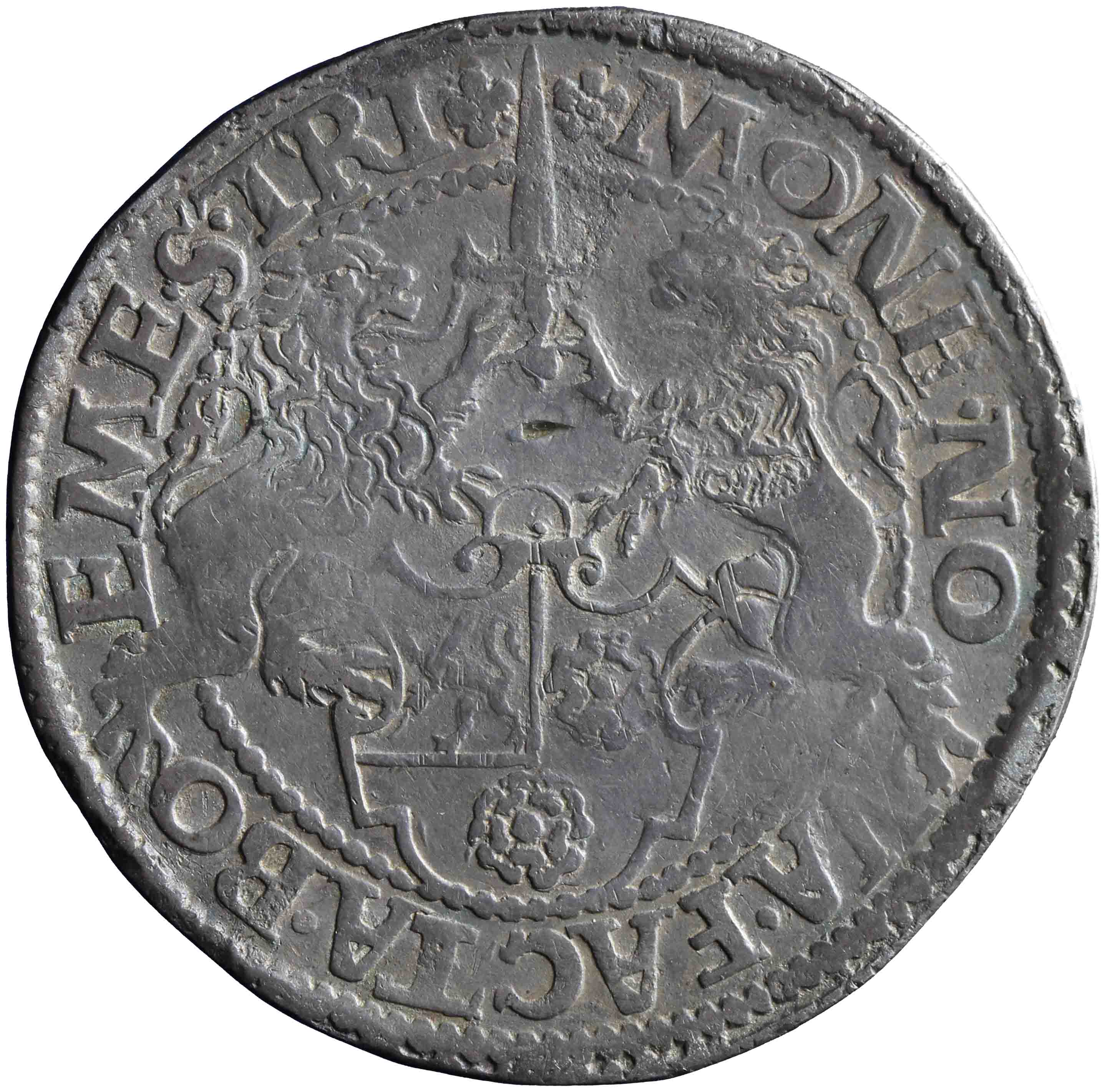 Afbeelding van de voorzijde. daalder. Inventarisnummer:NM-01977