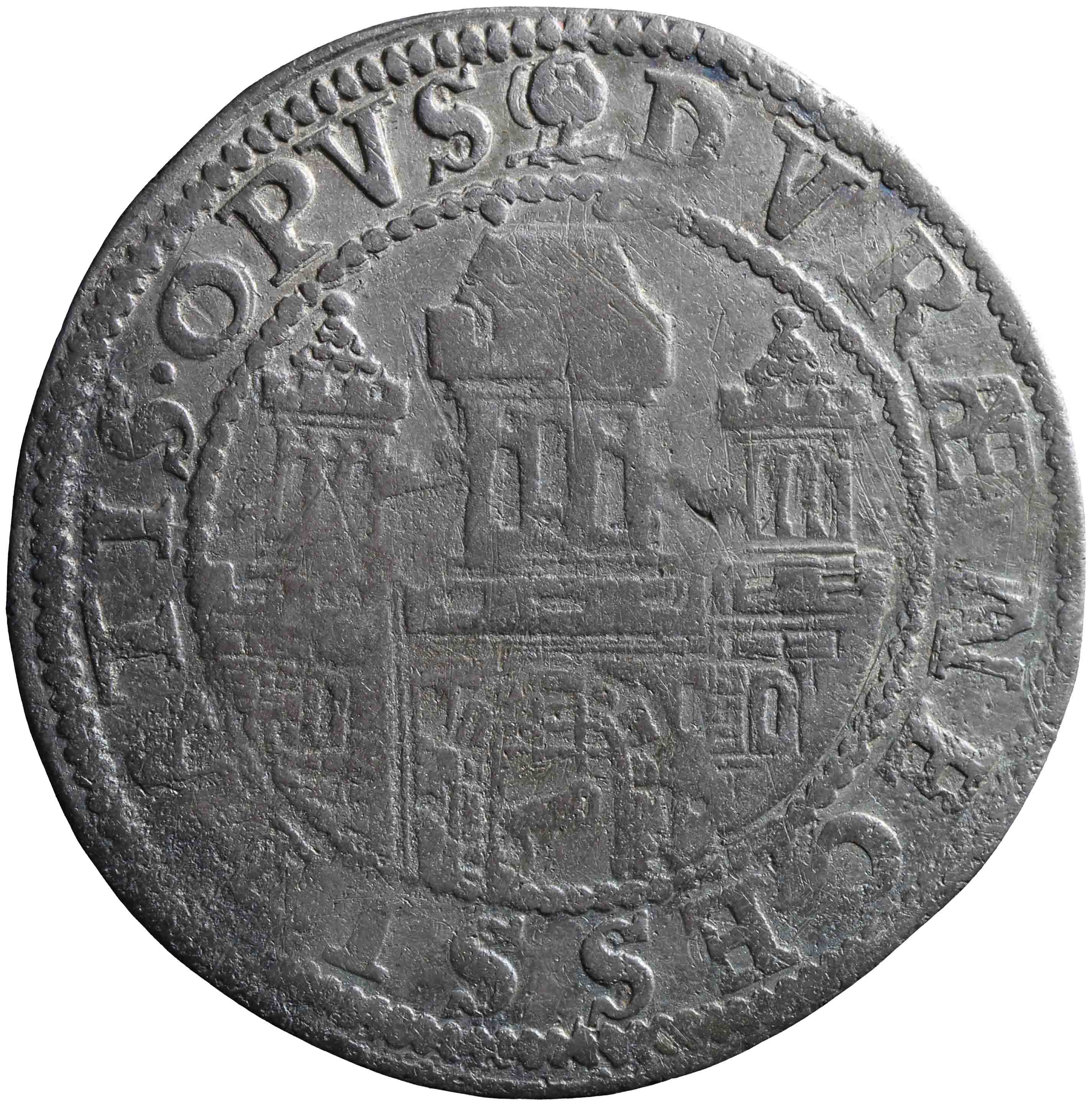 Afbeelding van de keerzijde. daalder. Inventarisnummer:NM-01977