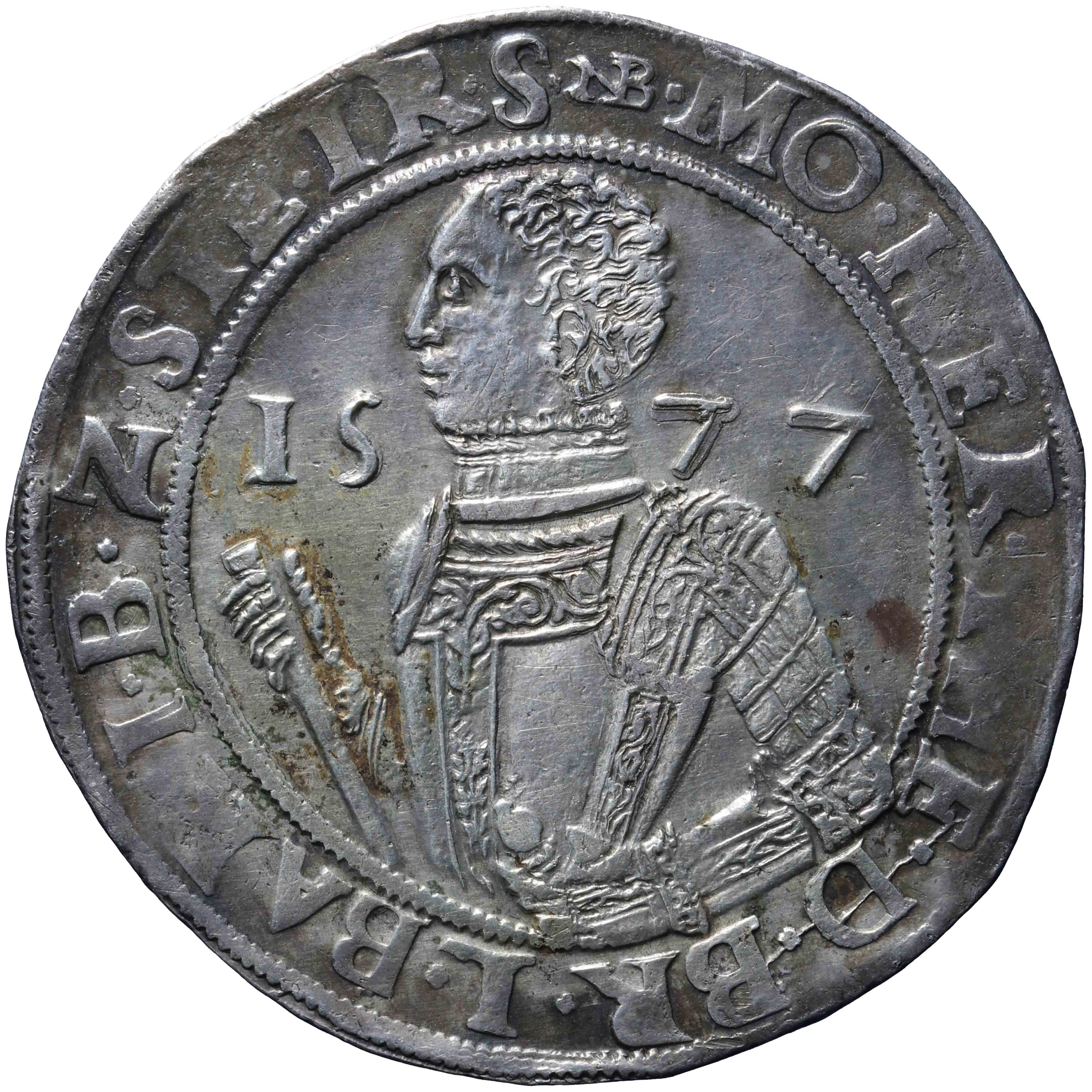 Afbeelding van de voorzijde. daalder. Inventarisnummer:NM-02210